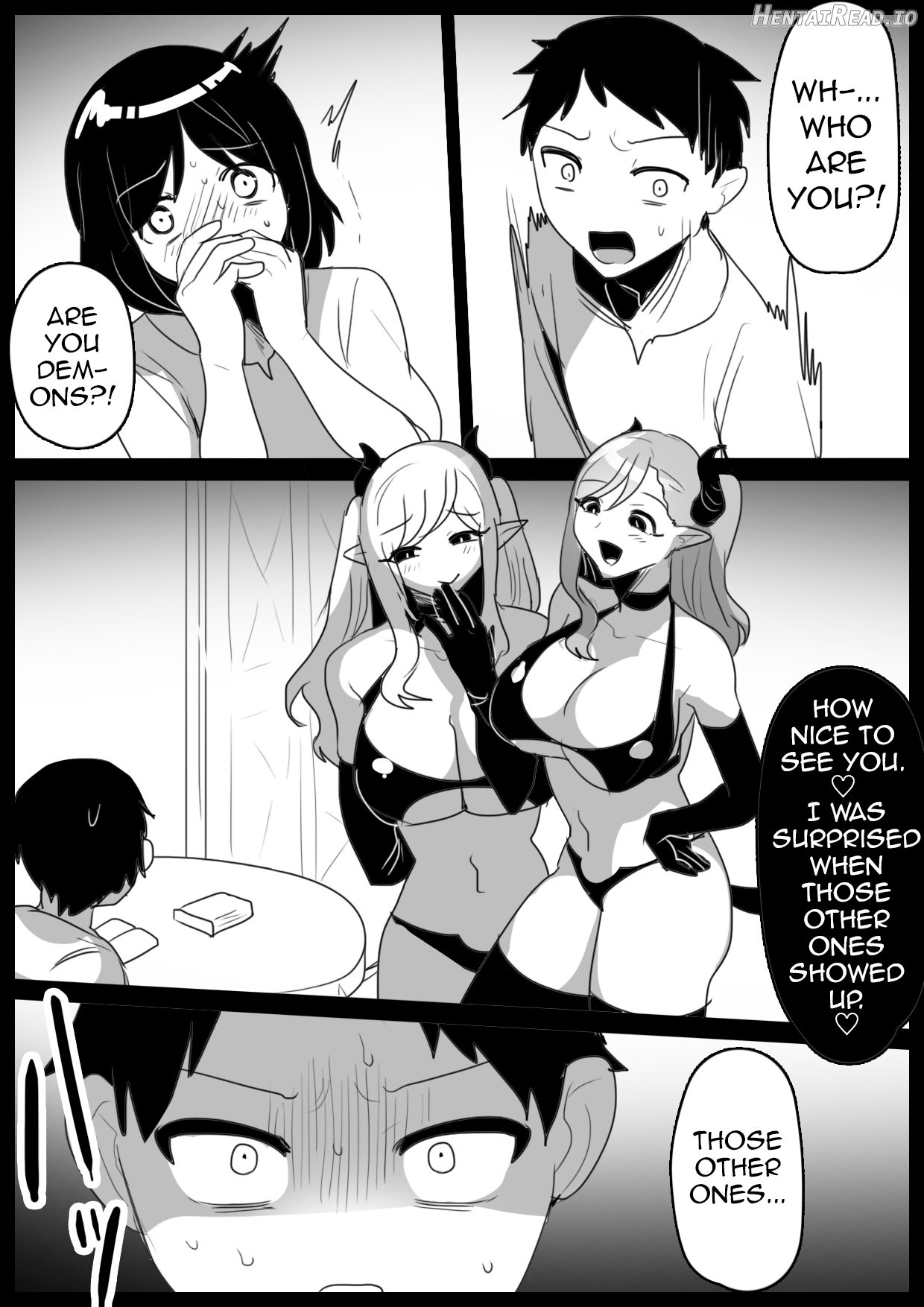 Succubus Shimai ni Papa no Kawari ni Houfuku Sakusei Sareru Ohanashi Chapter 1 - page 12