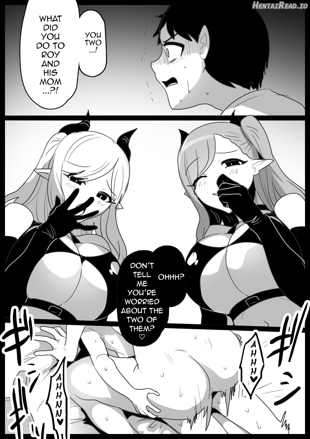 Succubus Shimai ni Papa no Kawari ni Houfuku Sakusei Sareru Ohanashi Chapter 1 - page 13