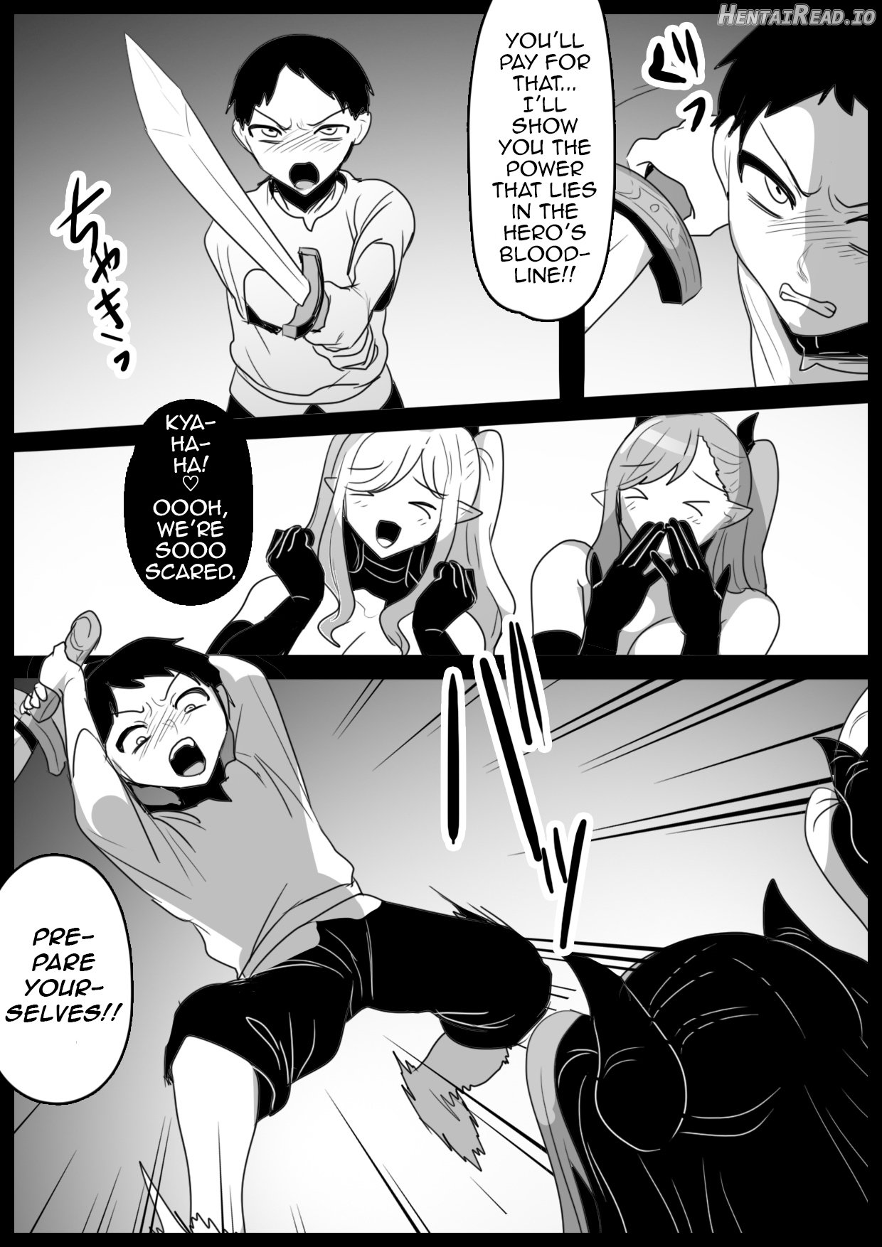 Succubus Shimai ni Papa no Kawari ni Houfuku Sakusei Sareru Ohanashi Chapter 1 - page 16