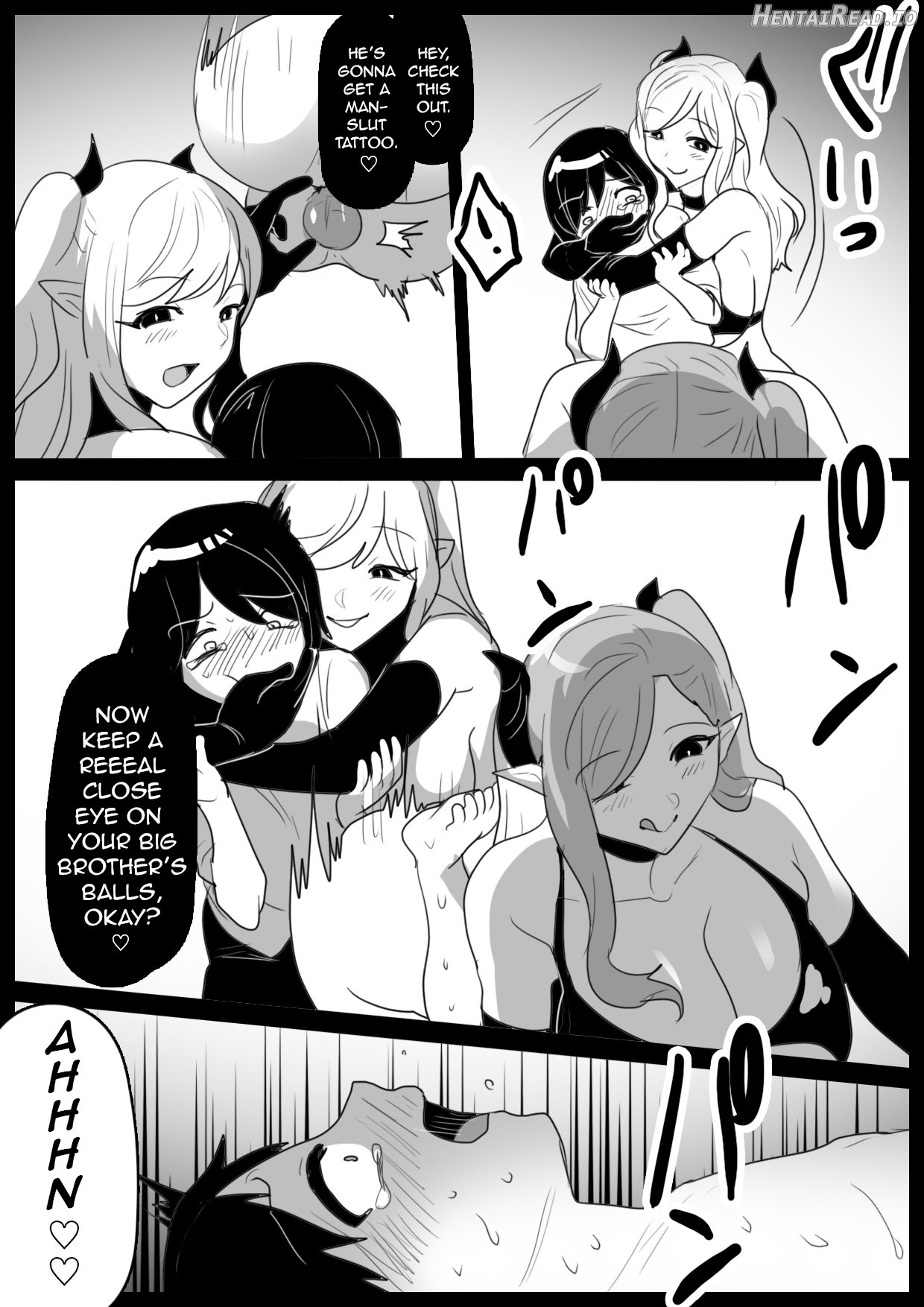 Succubus Shimai ni Papa no Kawari ni Houfuku Sakusei Sareru Ohanashi Chapter 1 - page 20