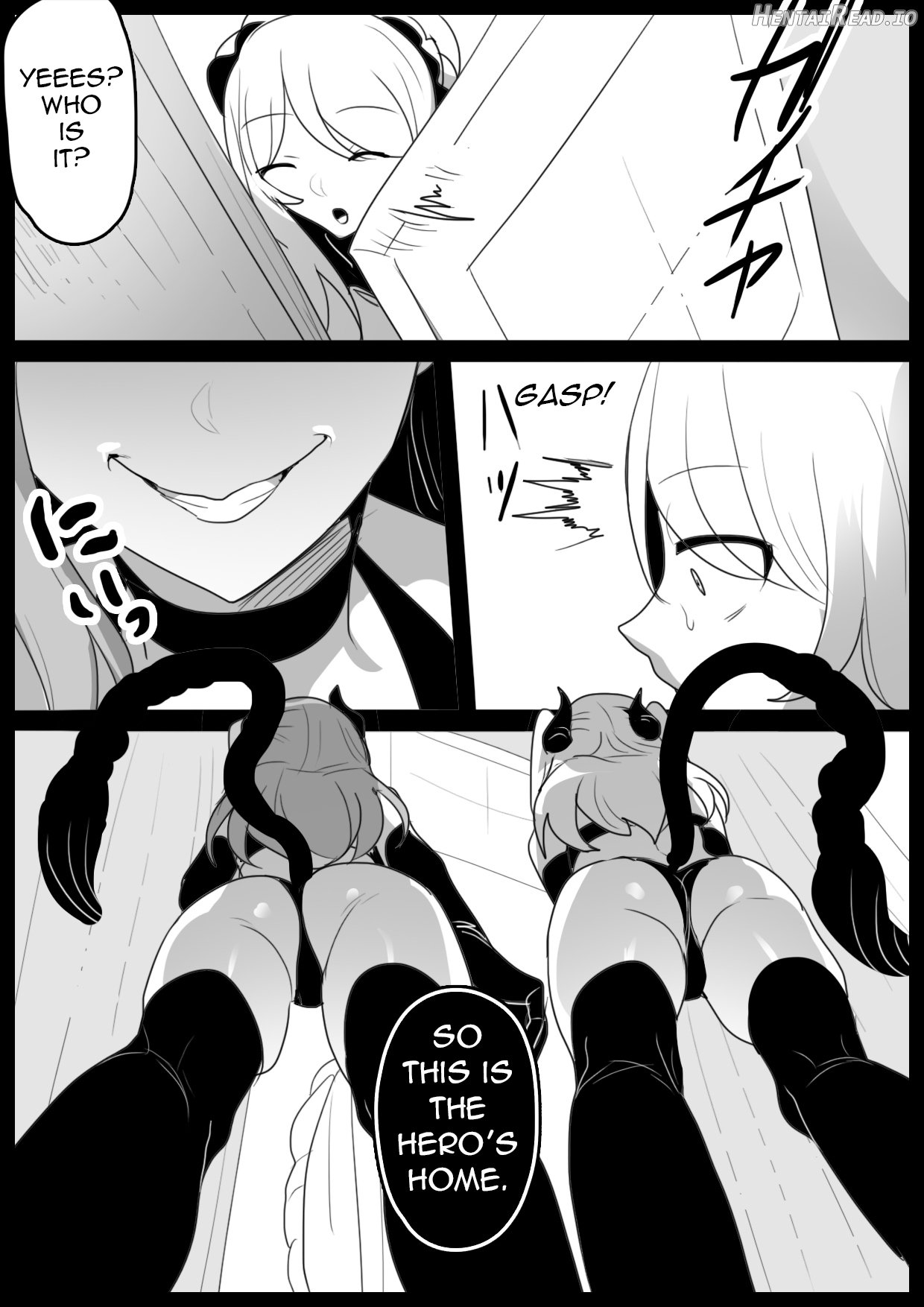 Succubus Shimai ni Papa no Kawari ni Houfuku Sakusei Sareru Ohanashi Chapter 1 - page 5