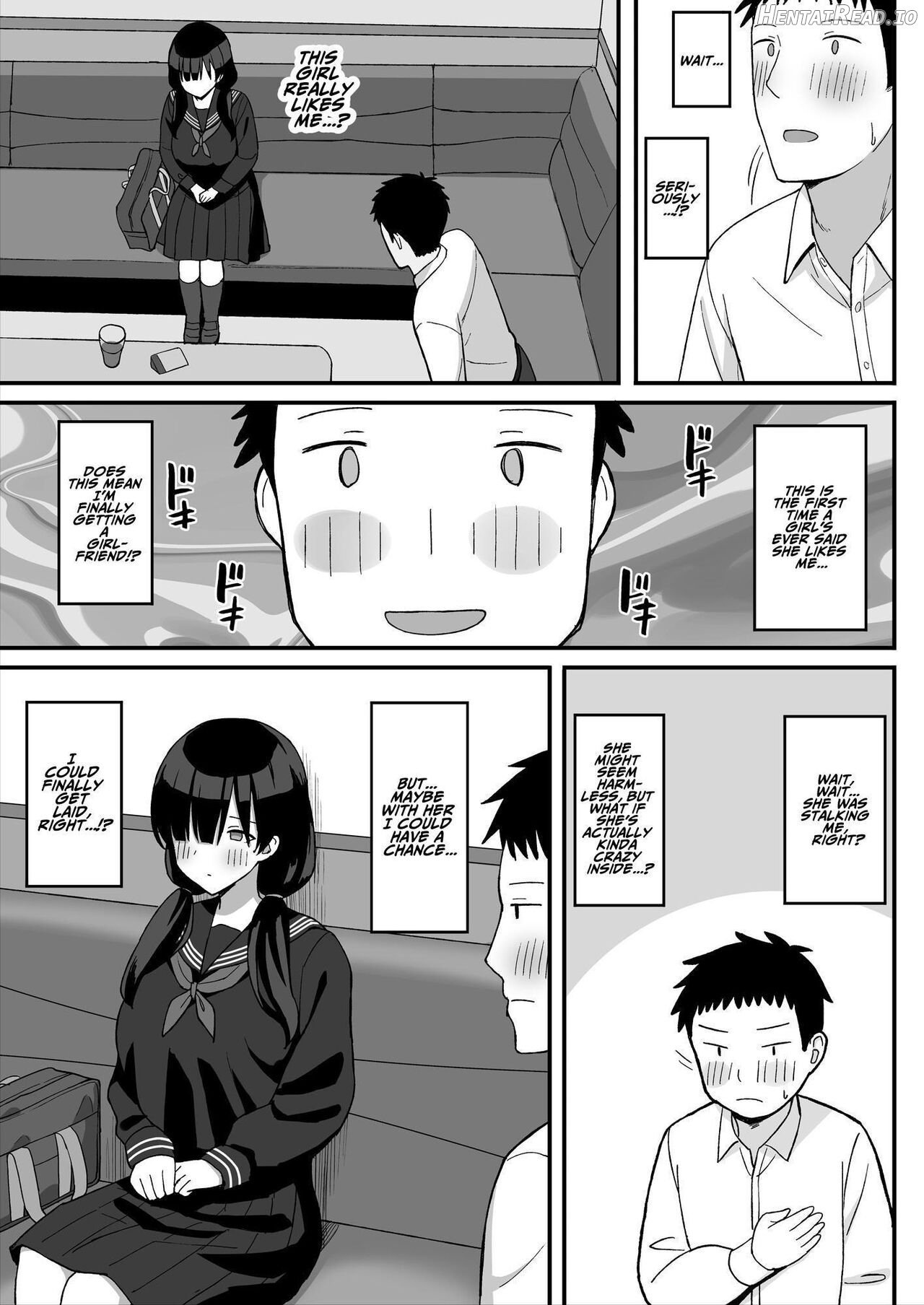 Jimi Kyonyuu No Stalker Onna Ni Gokuhaku Saretanode Yarimakutte Mita Hanashi Chapter 1 - page 12