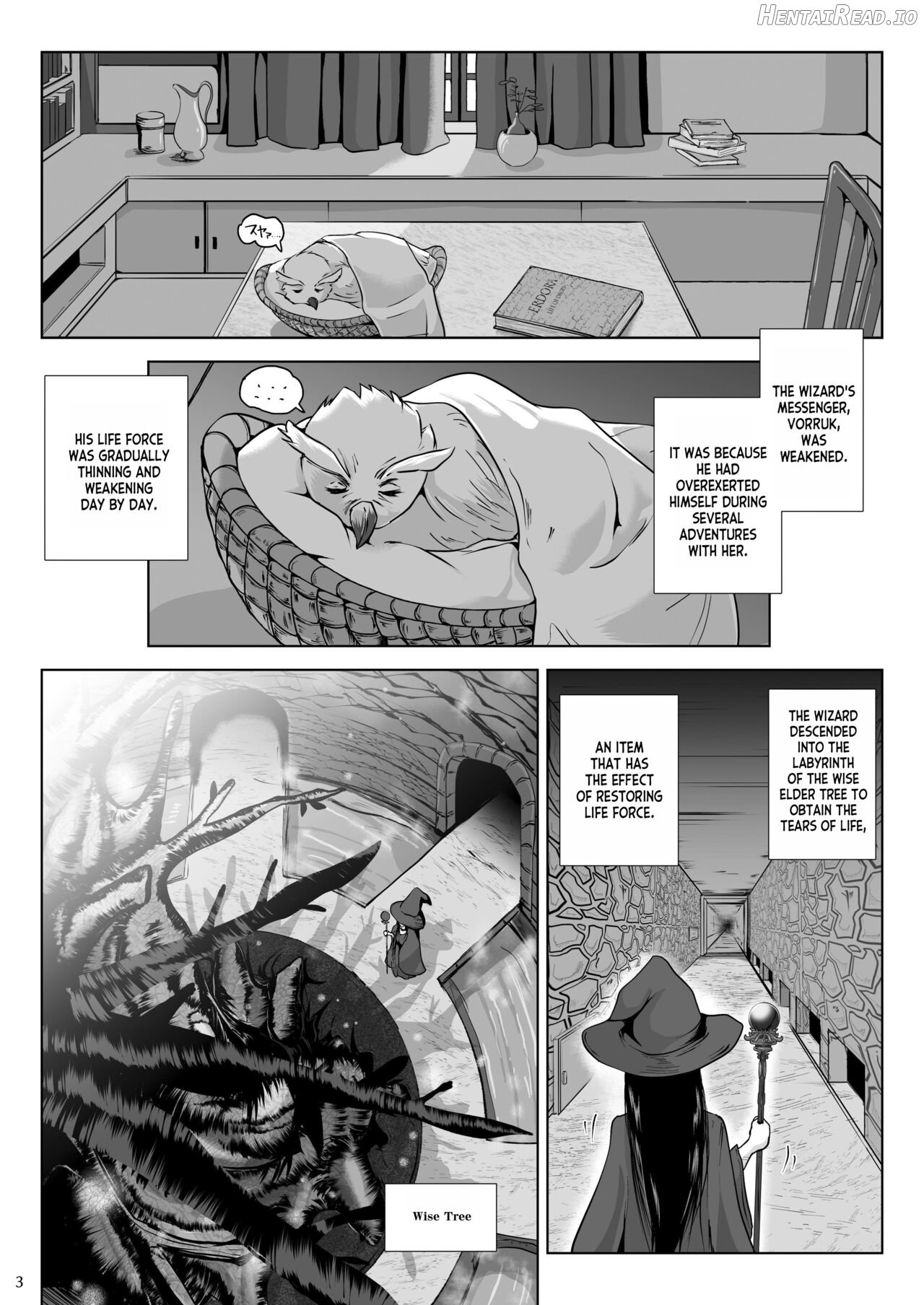 Chikubi chóng Chi rōju to inochi no shizuku Nipple Bug The Tree of Knowledge and the Drop of Life Chapter 1 - page 3