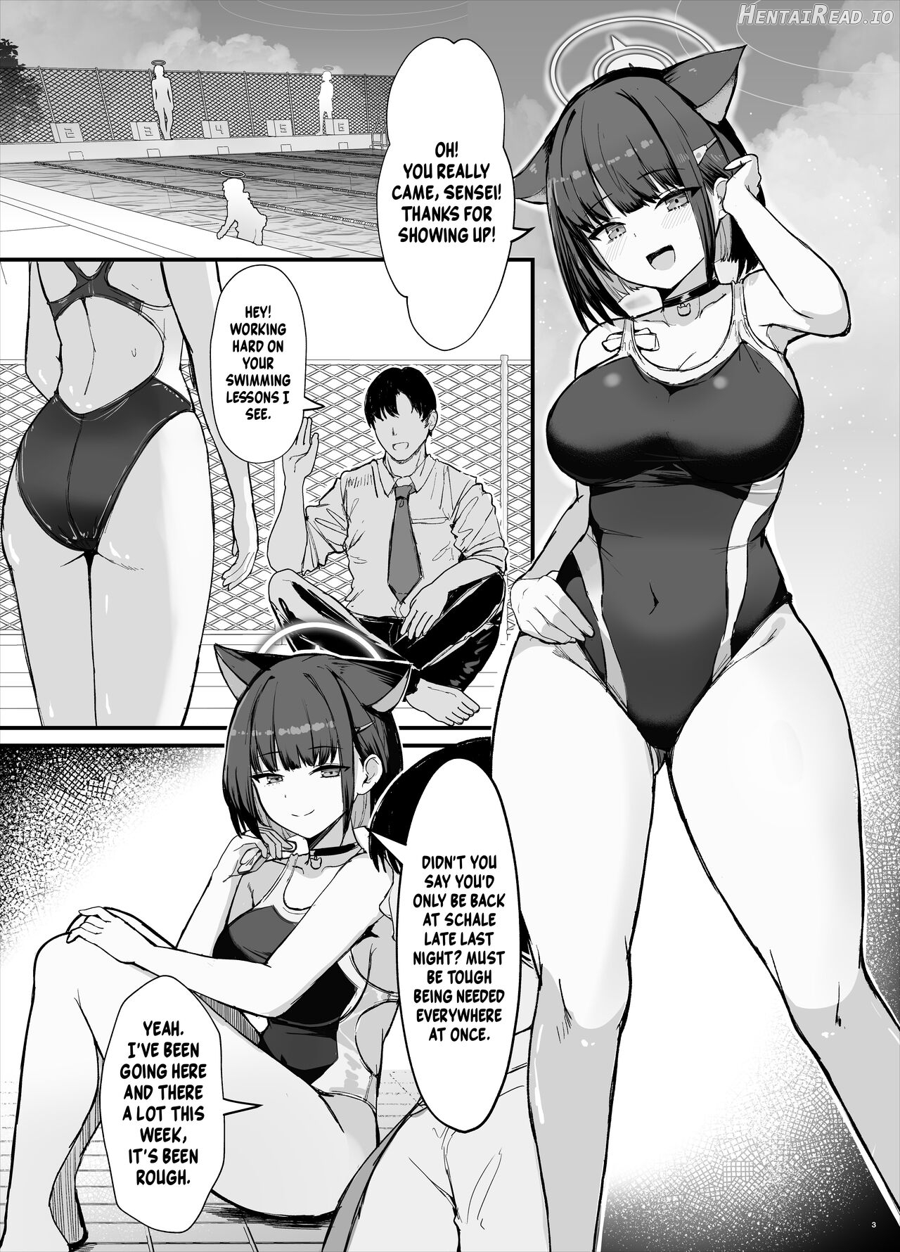 Kazusa to Houkago Mizugi Ecchi Chapter 1 - page 2