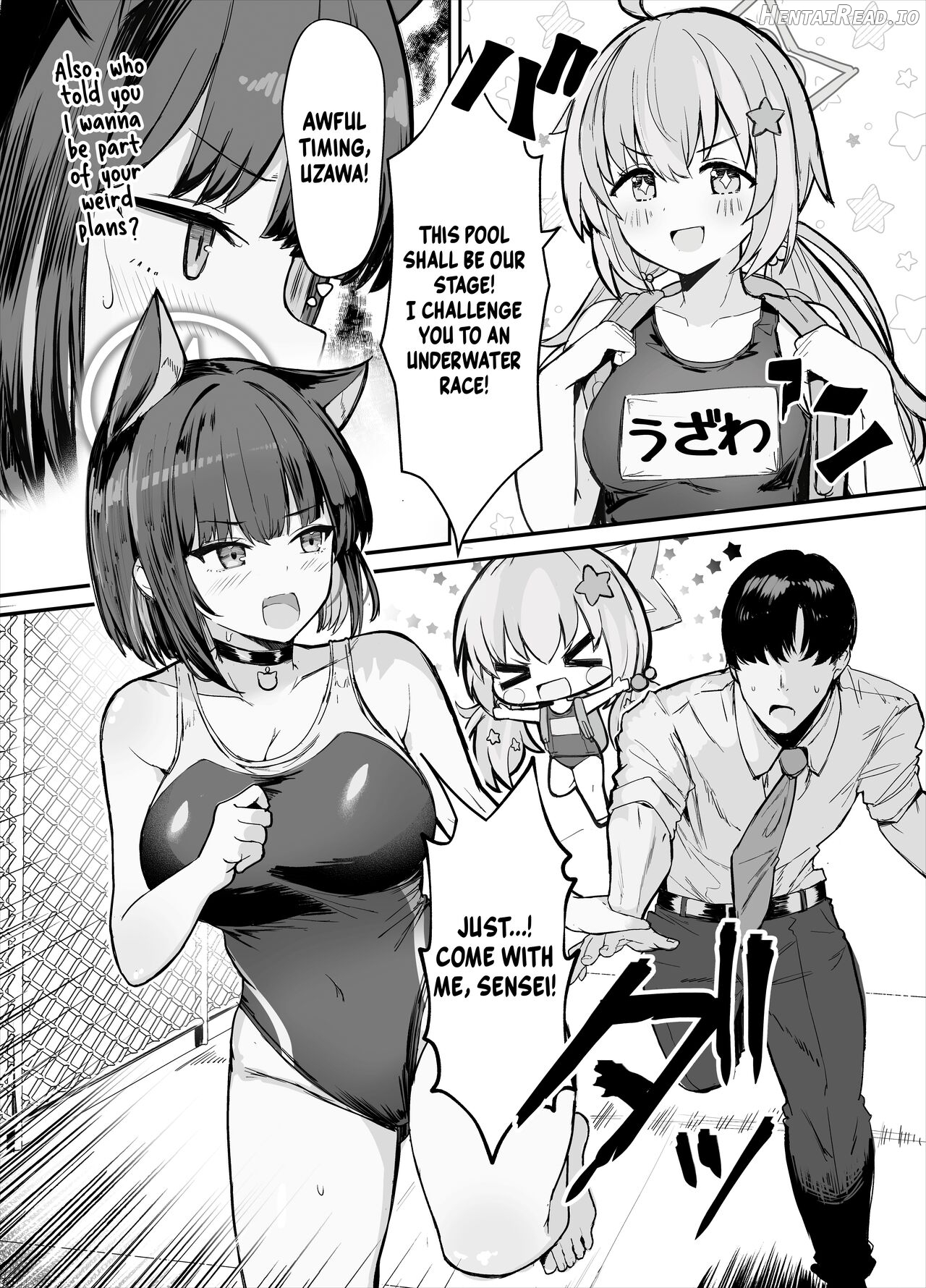 Kazusa to Houkago Mizugi Ecchi Chapter 1 - page 4