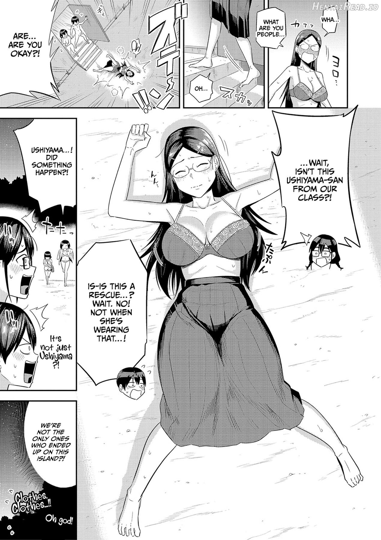 Mujintou de, SEX ni Kyoumi Shinshin na Dosukebe Inkya Joshi-tachi to Harem Life Chapter 1 - page 40