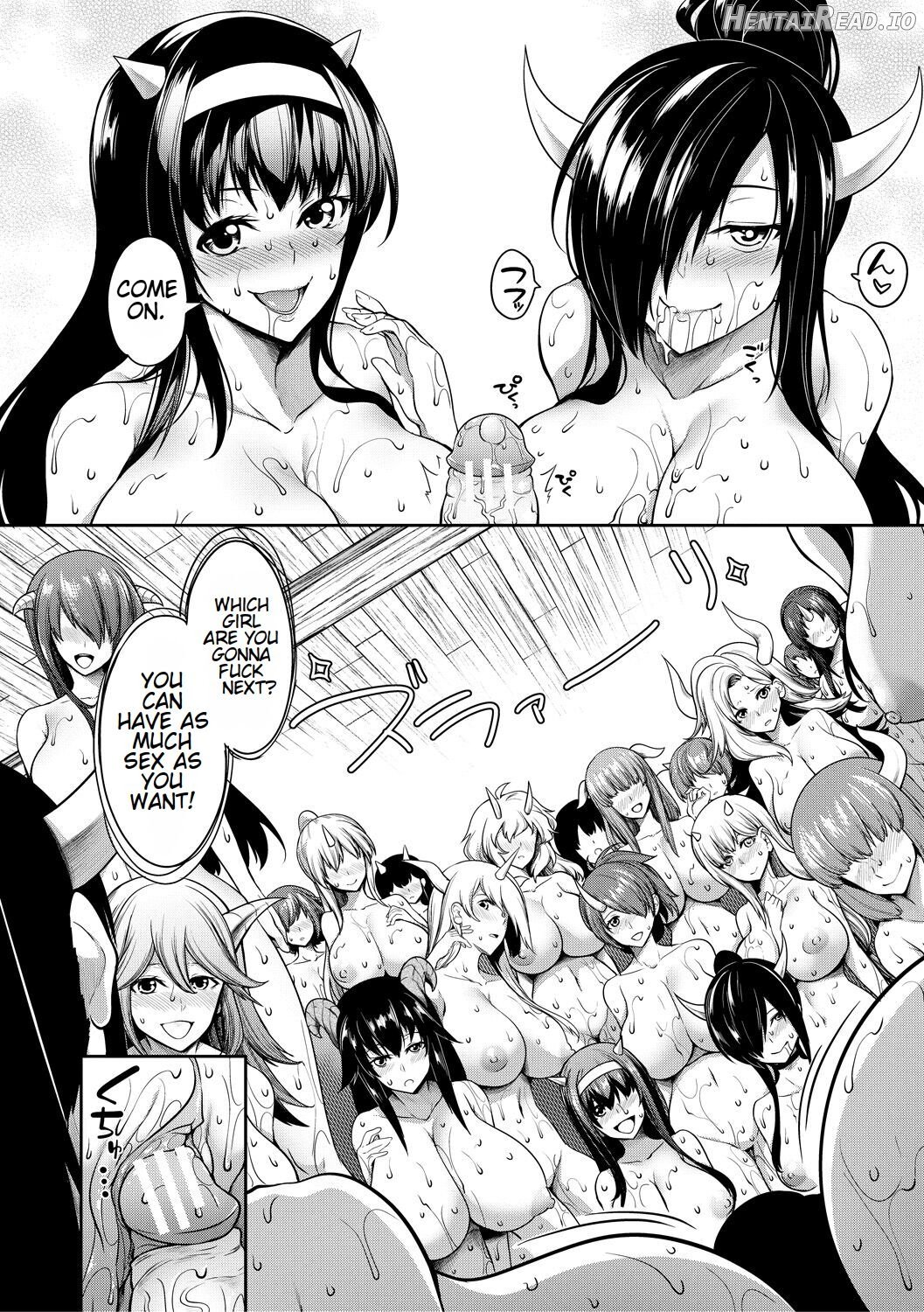 Onichichi Harem and Fertility Academy Double Feature Chapter 1 - page 14