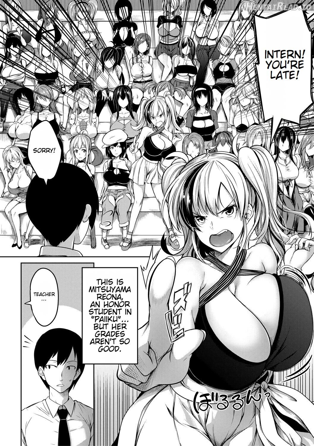 Onichichi Harem and Fertility Academy Double Feature Chapter 1 - page 155