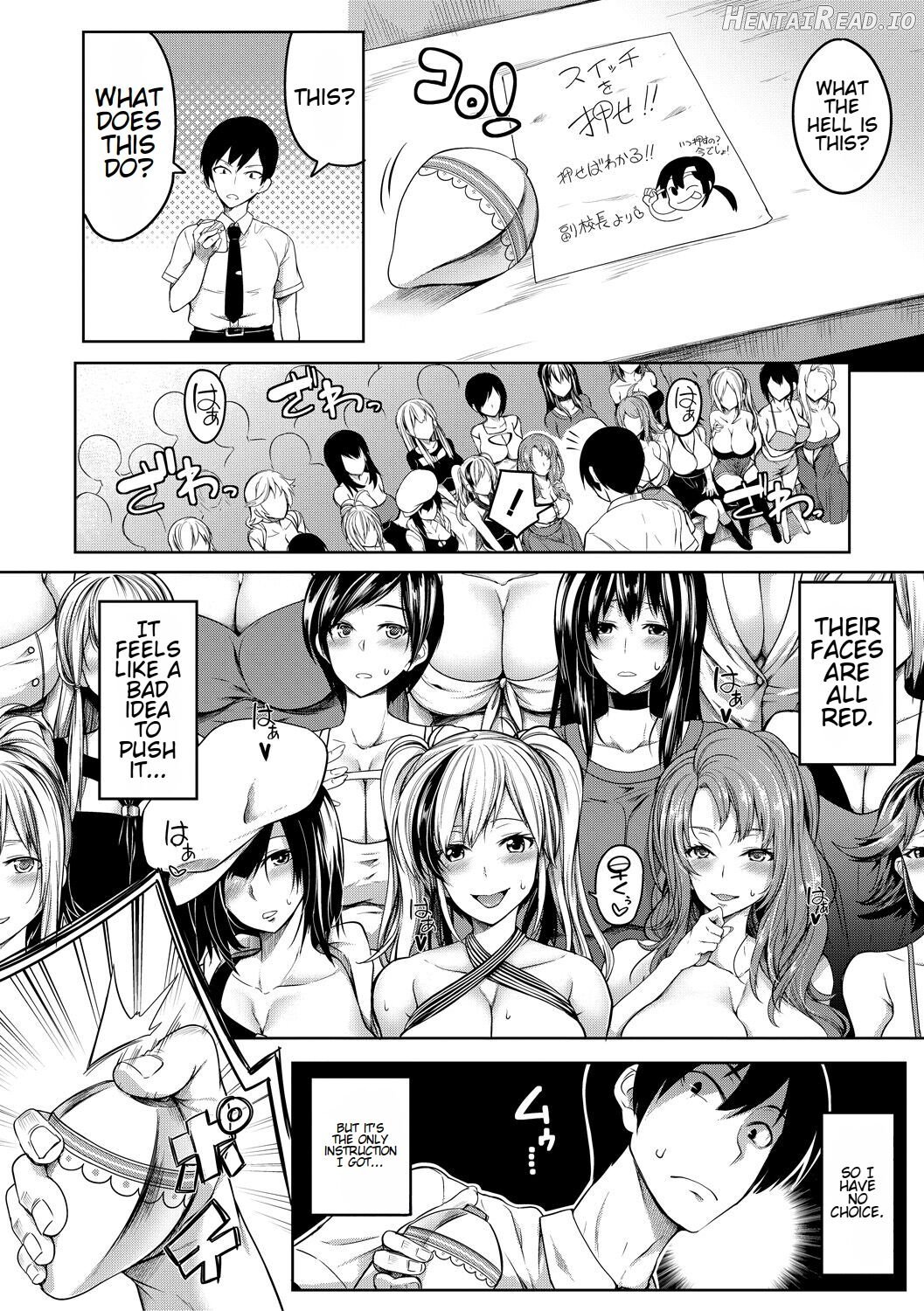 Onichichi Harem and Fertility Academy Double Feature Chapter 1 - page 157