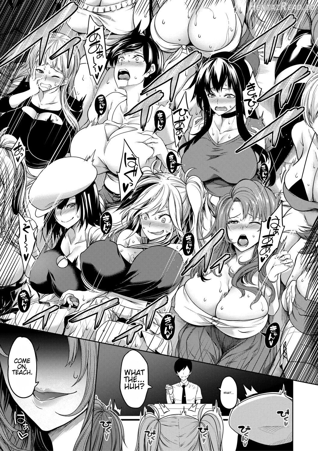 Onichichi Harem and Fertility Academy Double Feature Chapter 1 - page 158