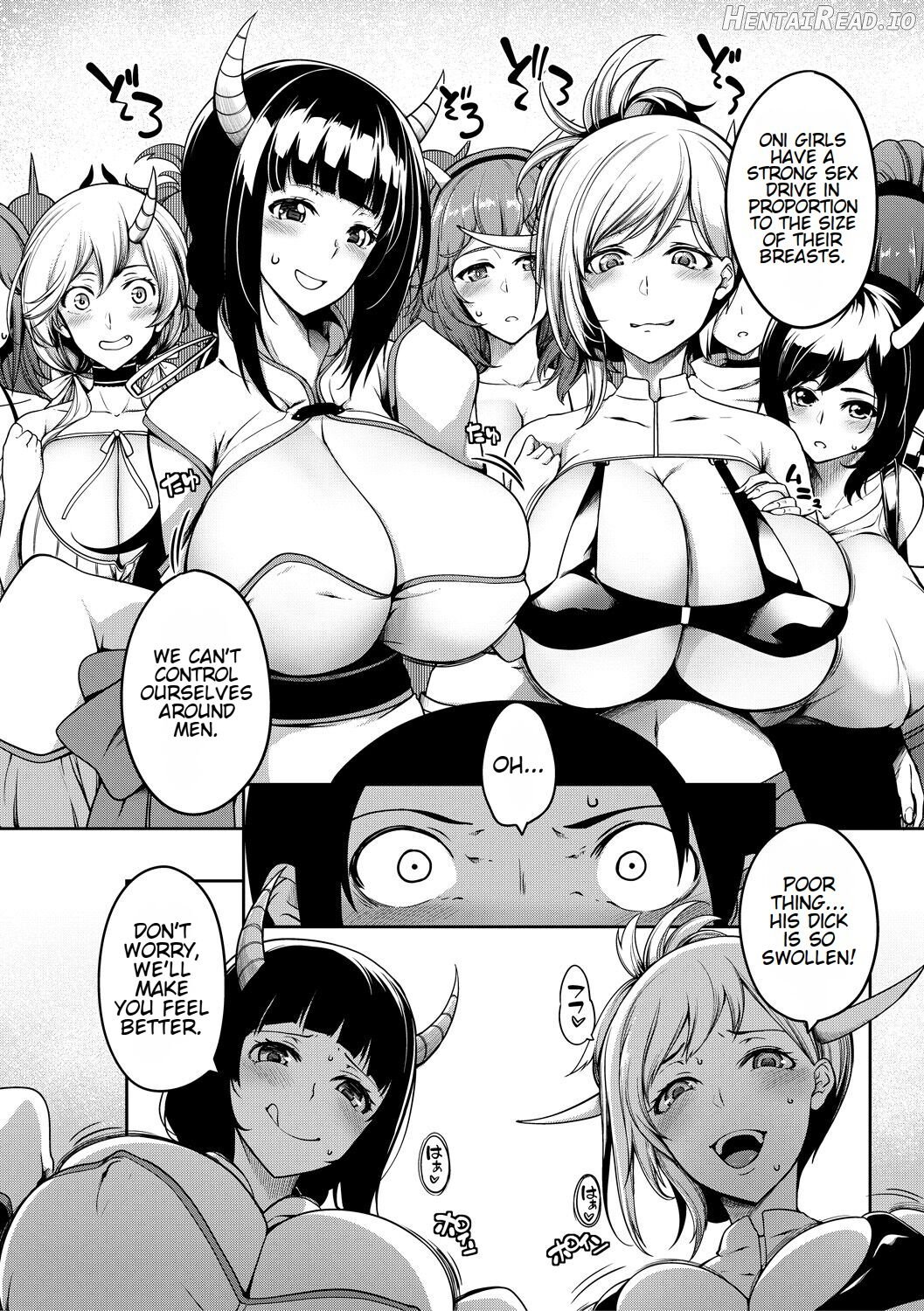 Onichichi Harem and Fertility Academy Double Feature Chapter 1 - page 53