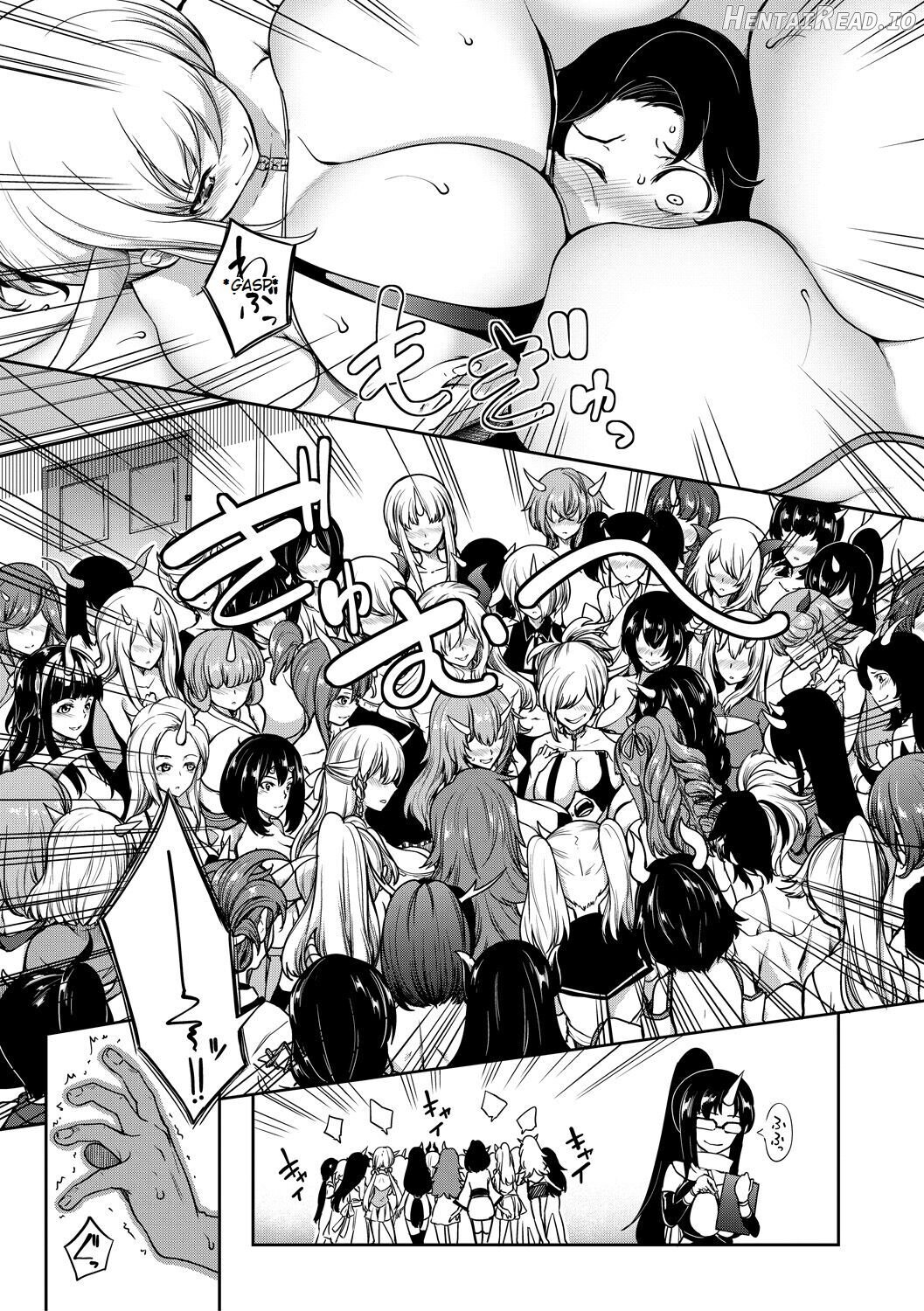 Onichichi Harem and Fertility Academy Double Feature Chapter 1 - page 54