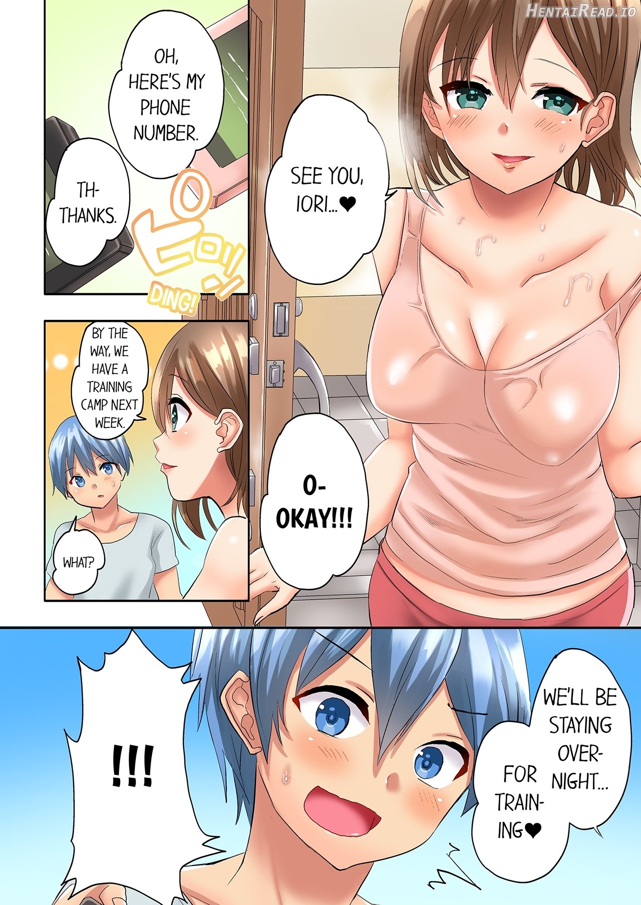 Hitozuma Volley-bu no Asedaku SEX ~Shower Abinagara Mitchaku Shichau? 1-4 Chapter 1-4 - page 51