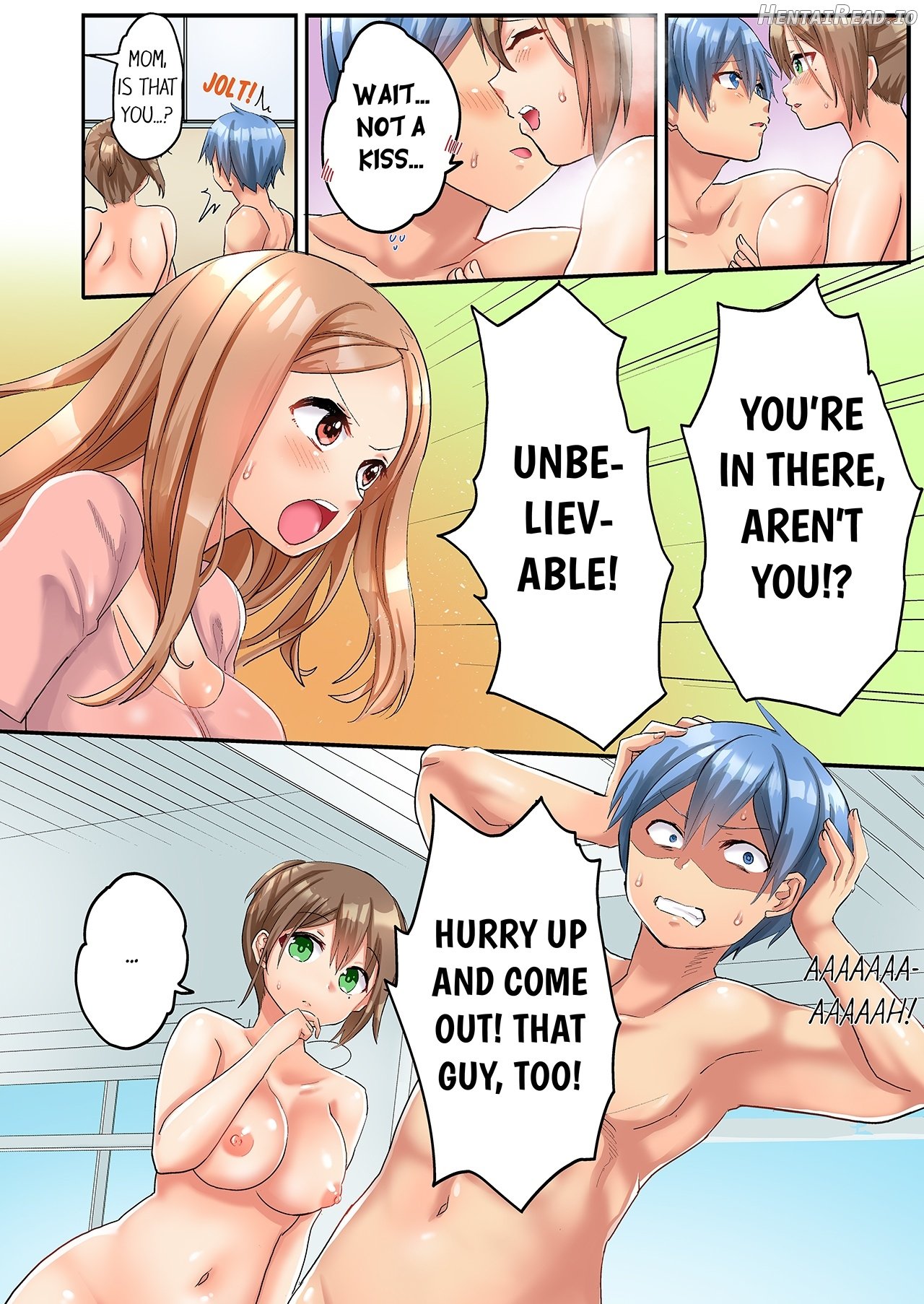 Hitozuma Volley-bu no Asedaku SEX ~Shower Abinagara Mitchaku Shichau? 1-4 Chapter 1-4 - page 87