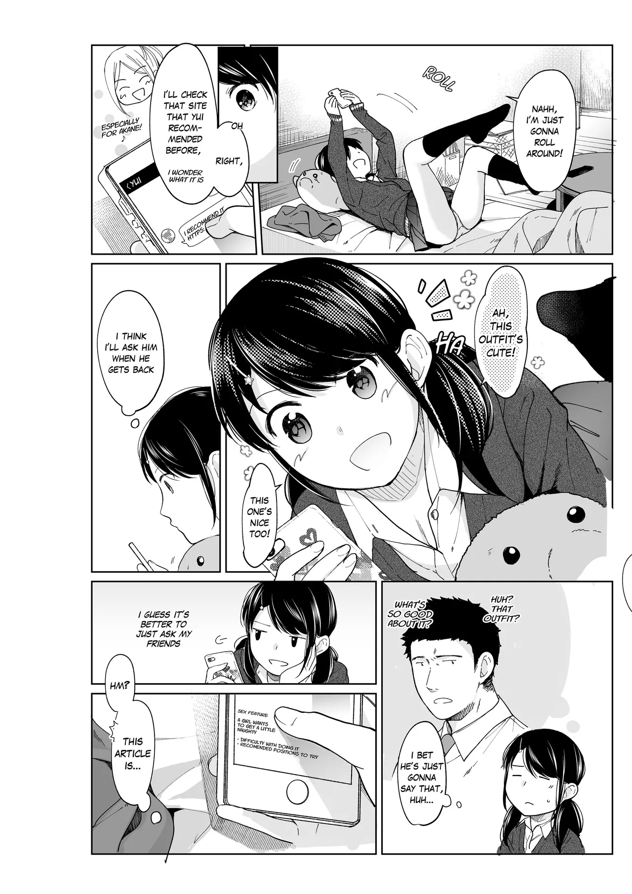 1 Room Apartment + Highschool Girl Suddenly Living Together? Close Contact!? First Sex!!? Ch. 1-4 Chapter 8-10 - page 1