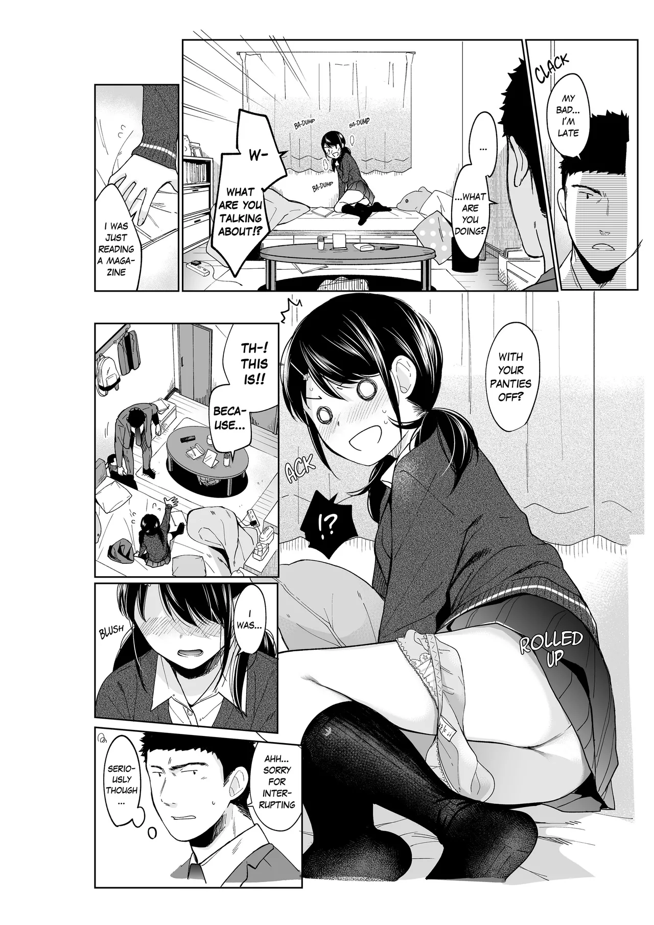 1 Room Apartment + Highschool Girl Suddenly Living Together? Close Contact!? First Sex!!? Ch. 1-4 Chapter 8-10 - page 7