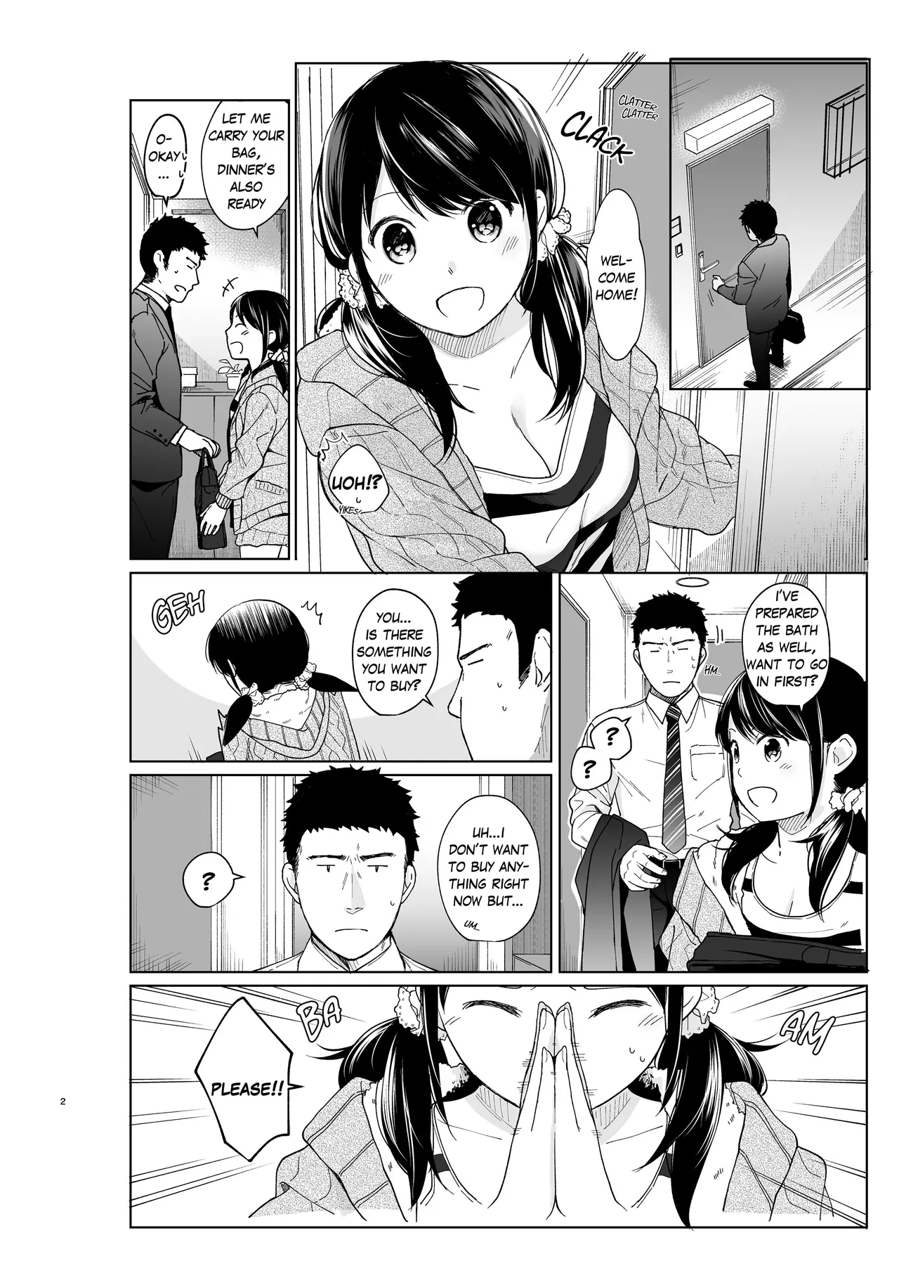 1 Room Apartment + Highschool Girl Suddenly Living Together? Close Contact!? First Sex!!? Ch. 1-4 Chapter 8-10 - page 27