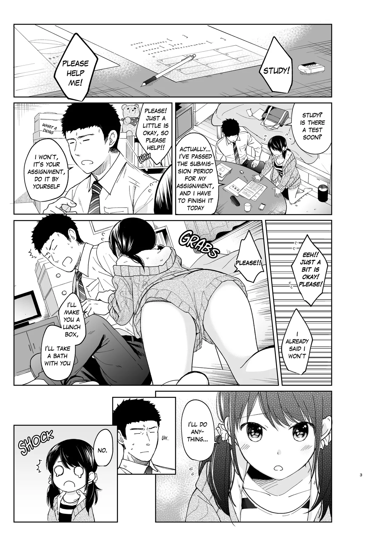 1 Room Apartment + Highschool Girl Suddenly Living Together? Close Contact!? First Sex!!? Ch. 1-4 Chapter 8-10 - page 28