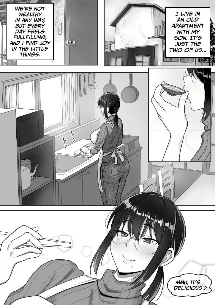 Binbōgurashina Boshi Katei No Oyako Kōbi Wa Kimochīi Chapter 1 - page 2