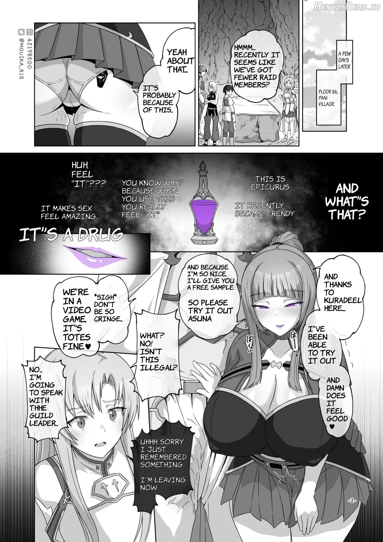 SAO Primrose Path EP1 Epicurus Drug Chapter 1 - page 2