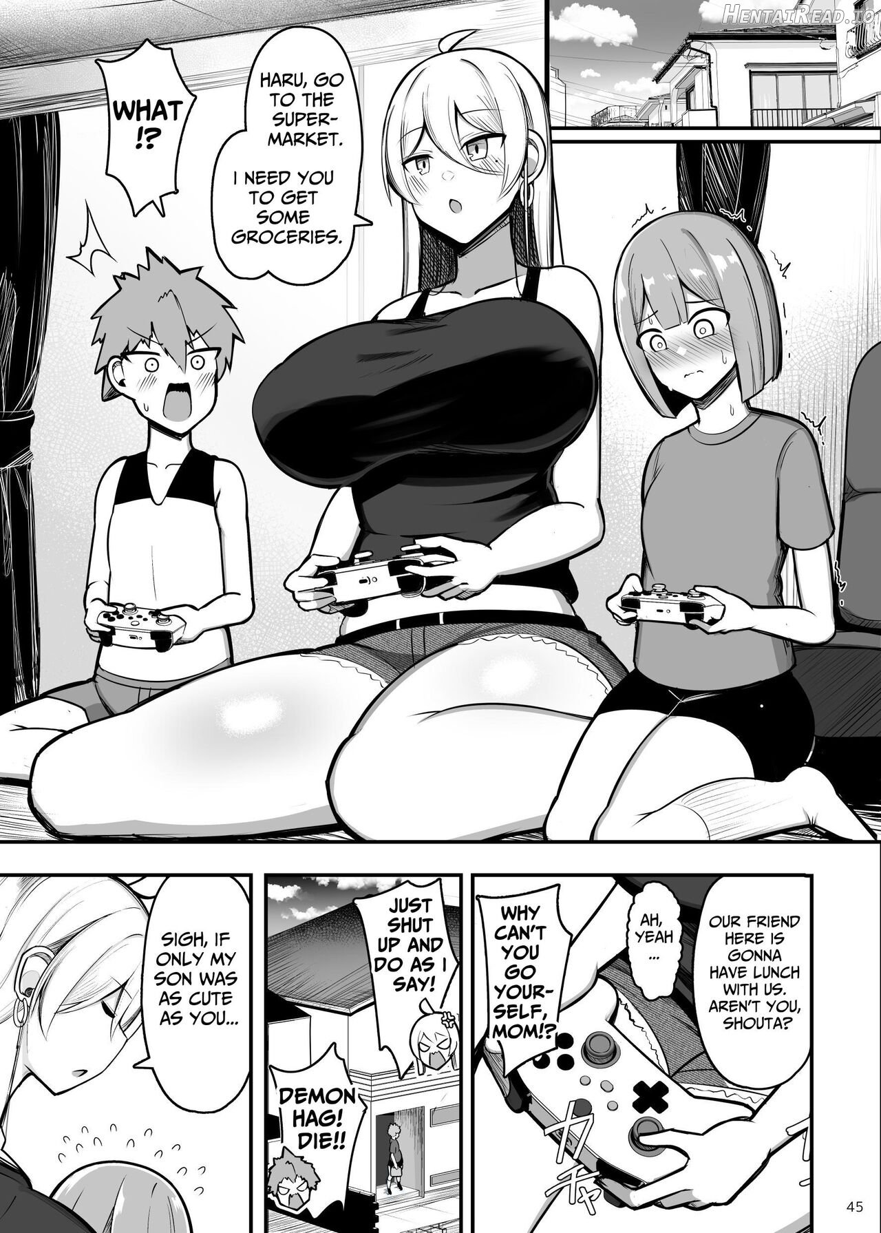 Onee-chan to Mama to Honki Koubi. II Genuine Copulation with Older Girls Chapter 1 - page 45