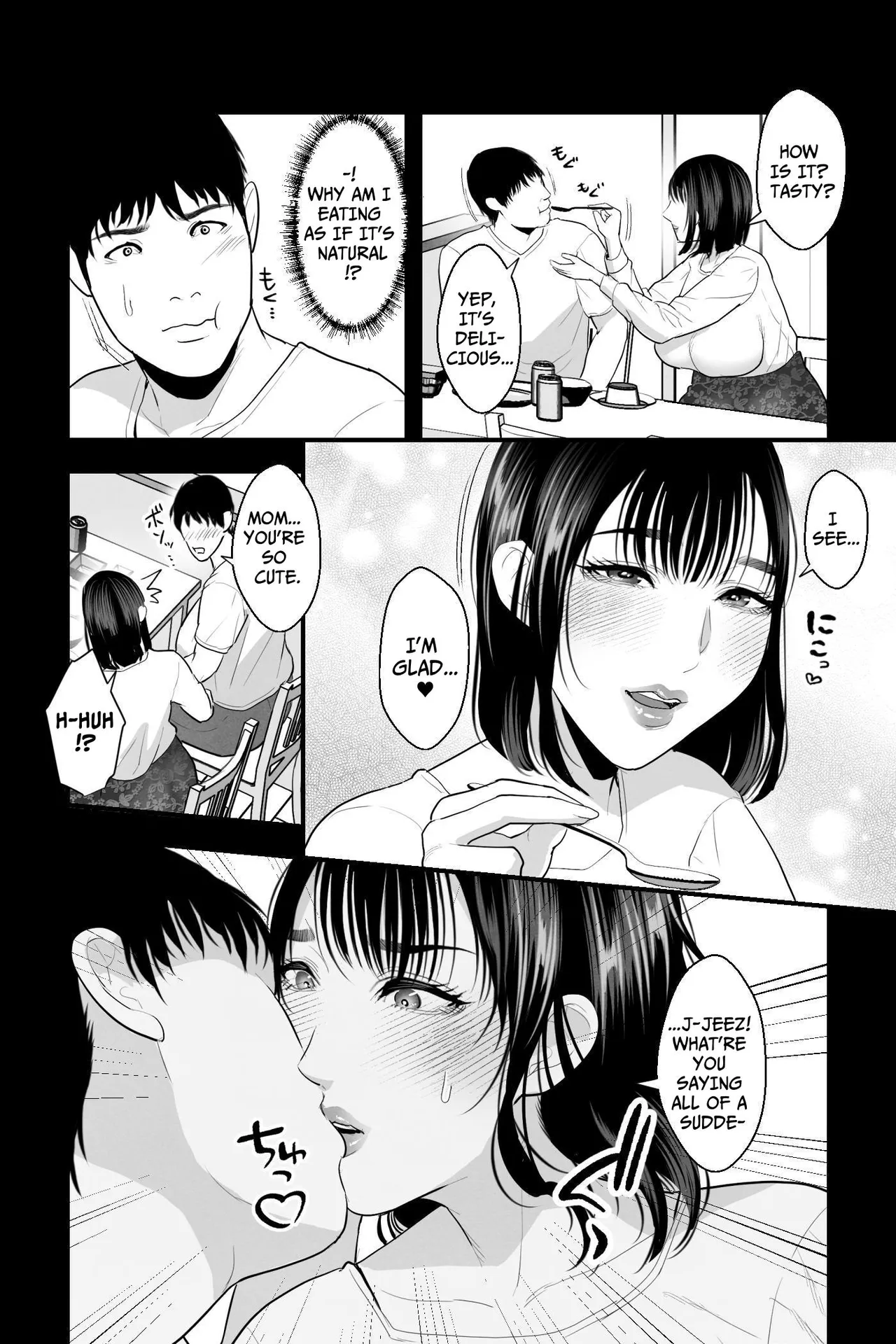 Tainai Kaiki ~Neet no Ore wa Bakunyuu Haha to Manjiru Toroama Kozukuri Sex de Iyasareru~ Chapter 1 - page 5