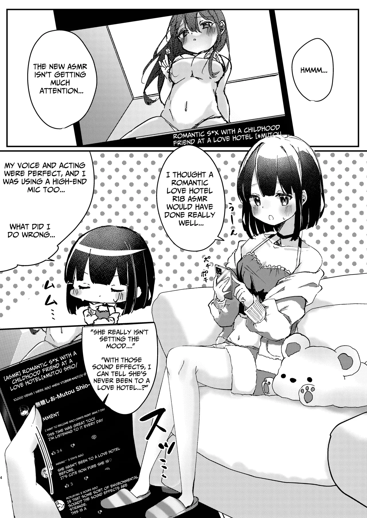 ASMR Rokuon-chuu Chapter 1 - page 4