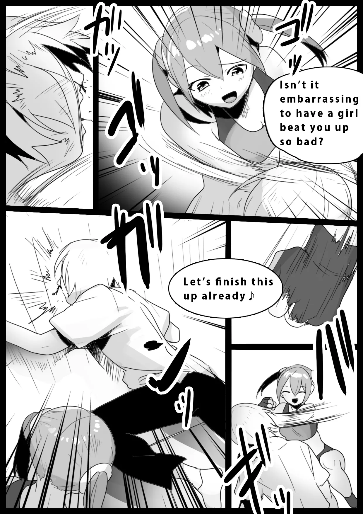 Girls Beat! -vs Miu Hiiragi Chapter 1 - page 8