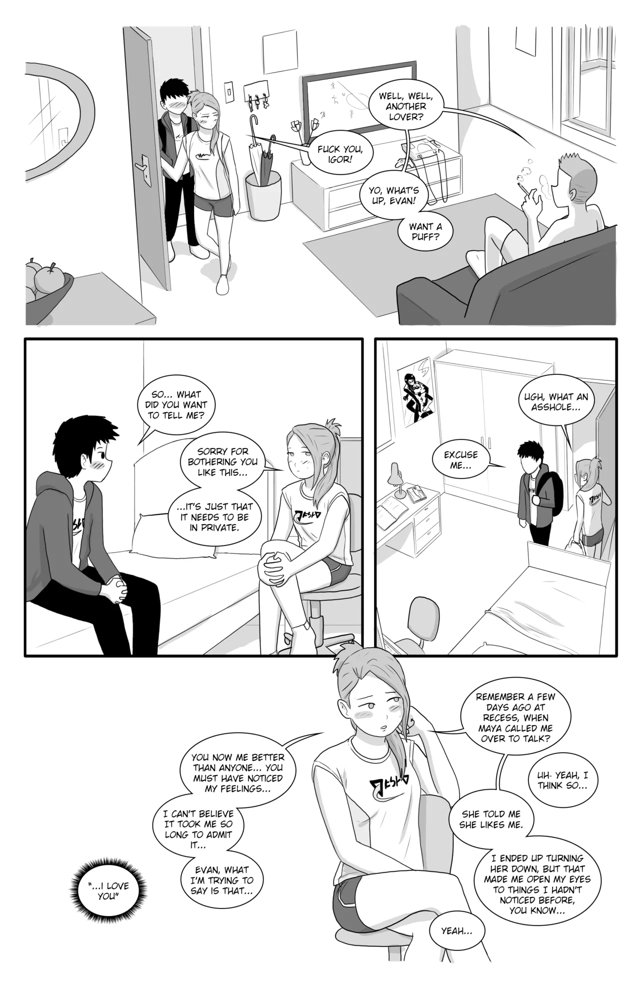 Classroom Fantasies - Chap 3: Lovesick Chapter 1 - page 16