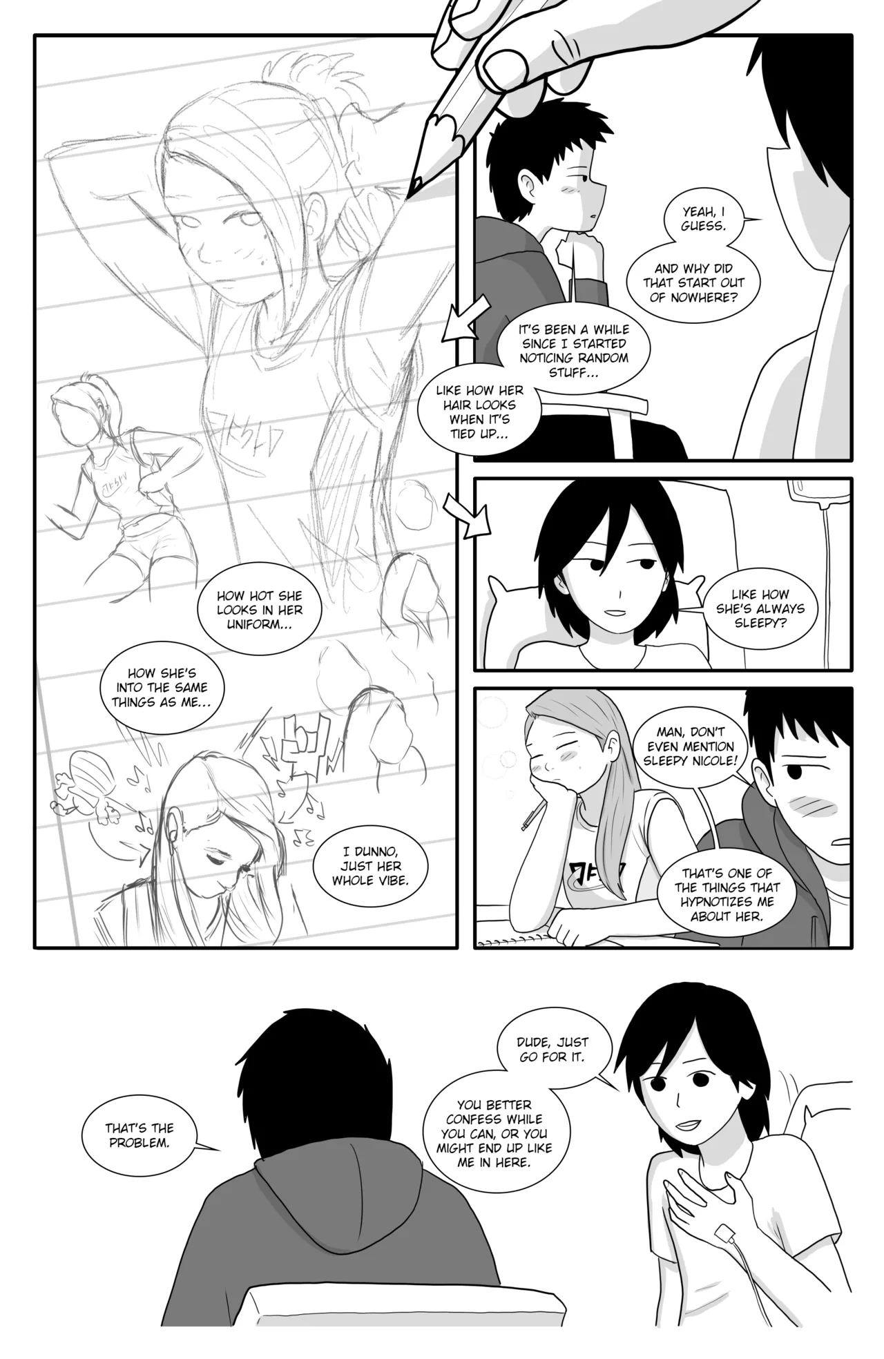 Classroom Fantasies - Chap 3: Lovesick Chapter 1 - page 4