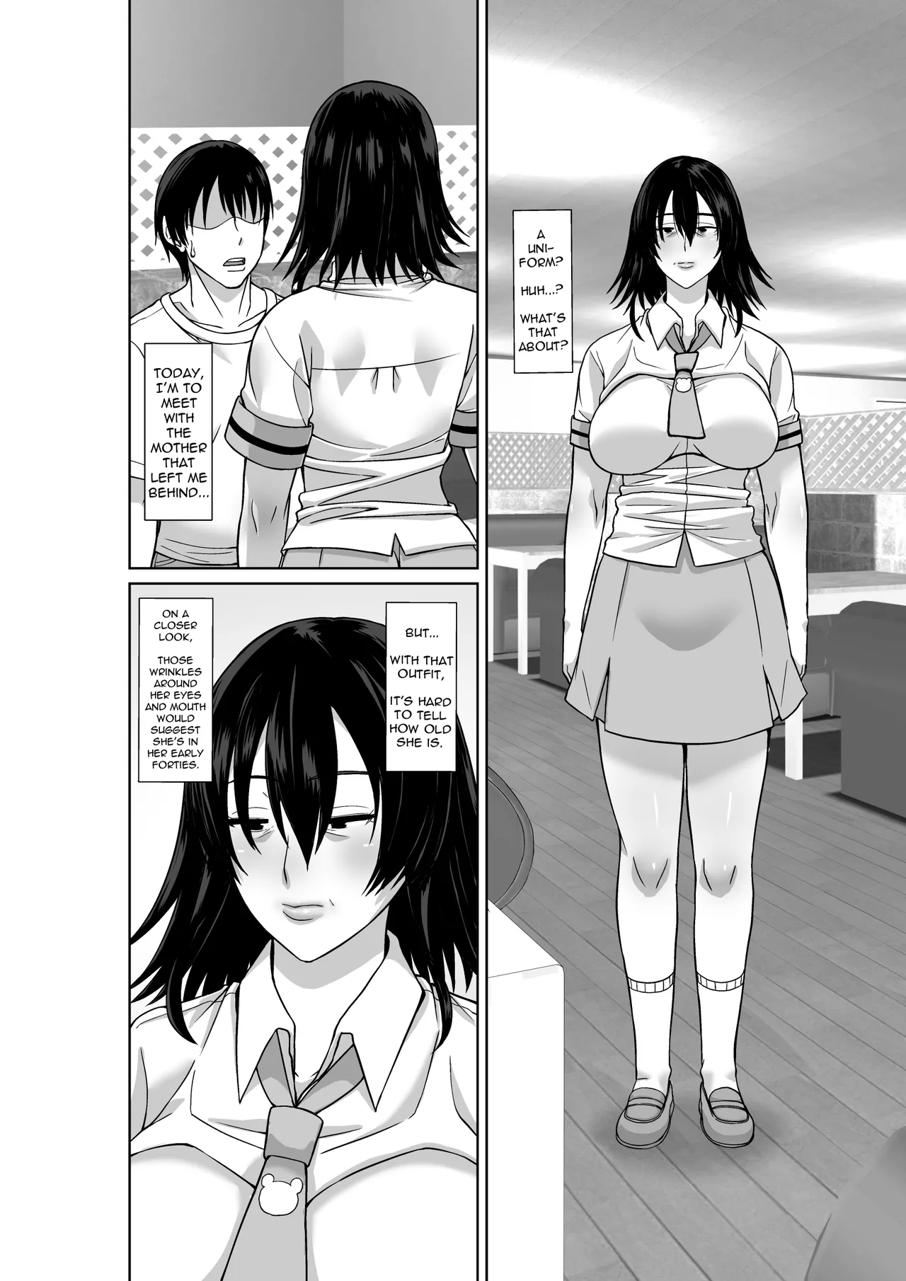 20-nen-buri ni Saikai Shita Haha ga Yuuwaku Shite Kuru Chapter 1 - page 2