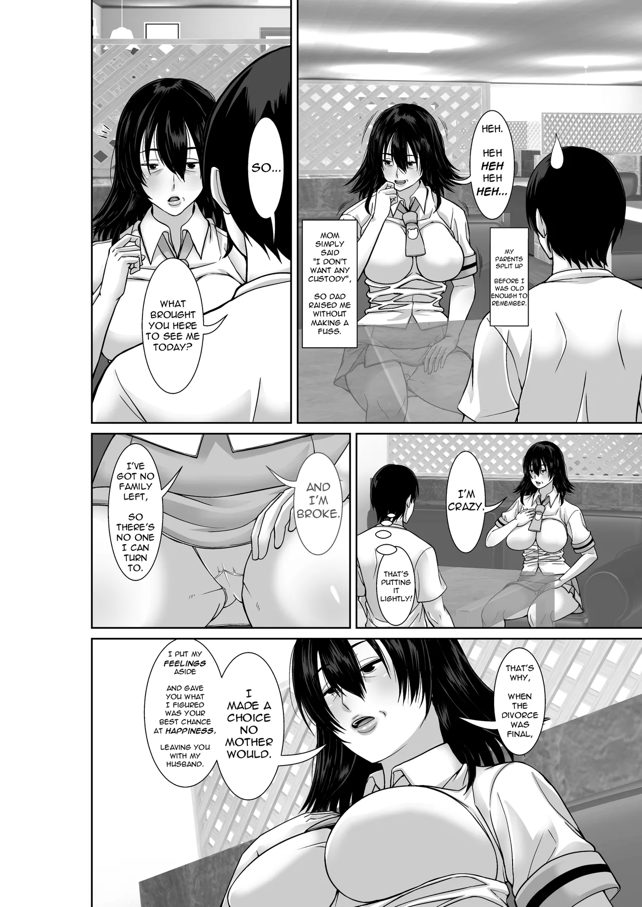 20-nen-buri ni Saikai Shita Haha ga Yuuwaku Shite Kuru Chapter 1 - page 4