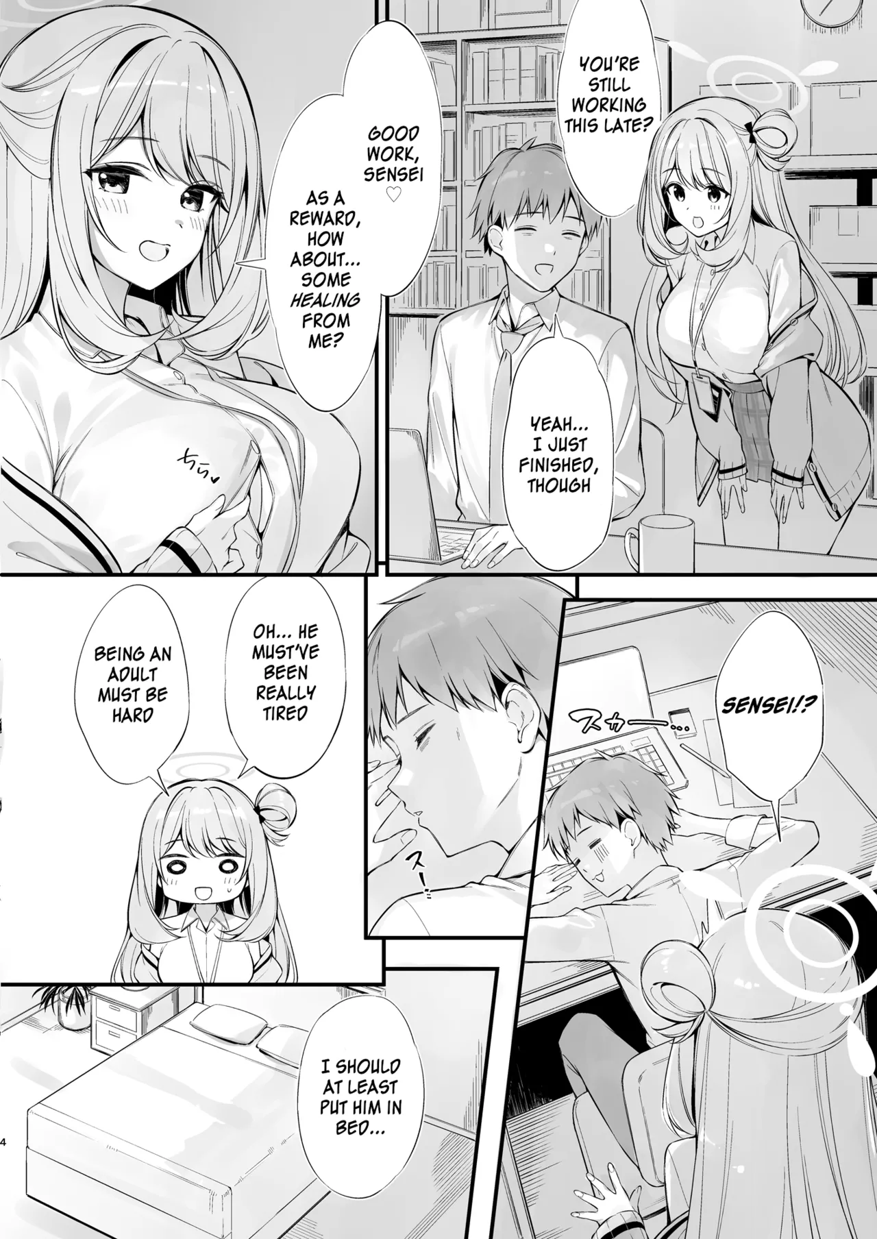 Sensei, Nechattan desu ka? Osocchattemo Ii desu ka? - Sensei, are you sleeping? May I assault you? Chapter 1 - page 3