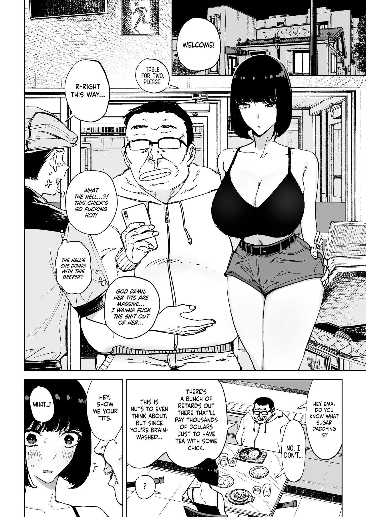 High-Class Hypnotism ~ An S-Rank Young Lady With A Horrible Personality Gets Dominated By A Disgusting Old Man~ Chapter 1 - page 32