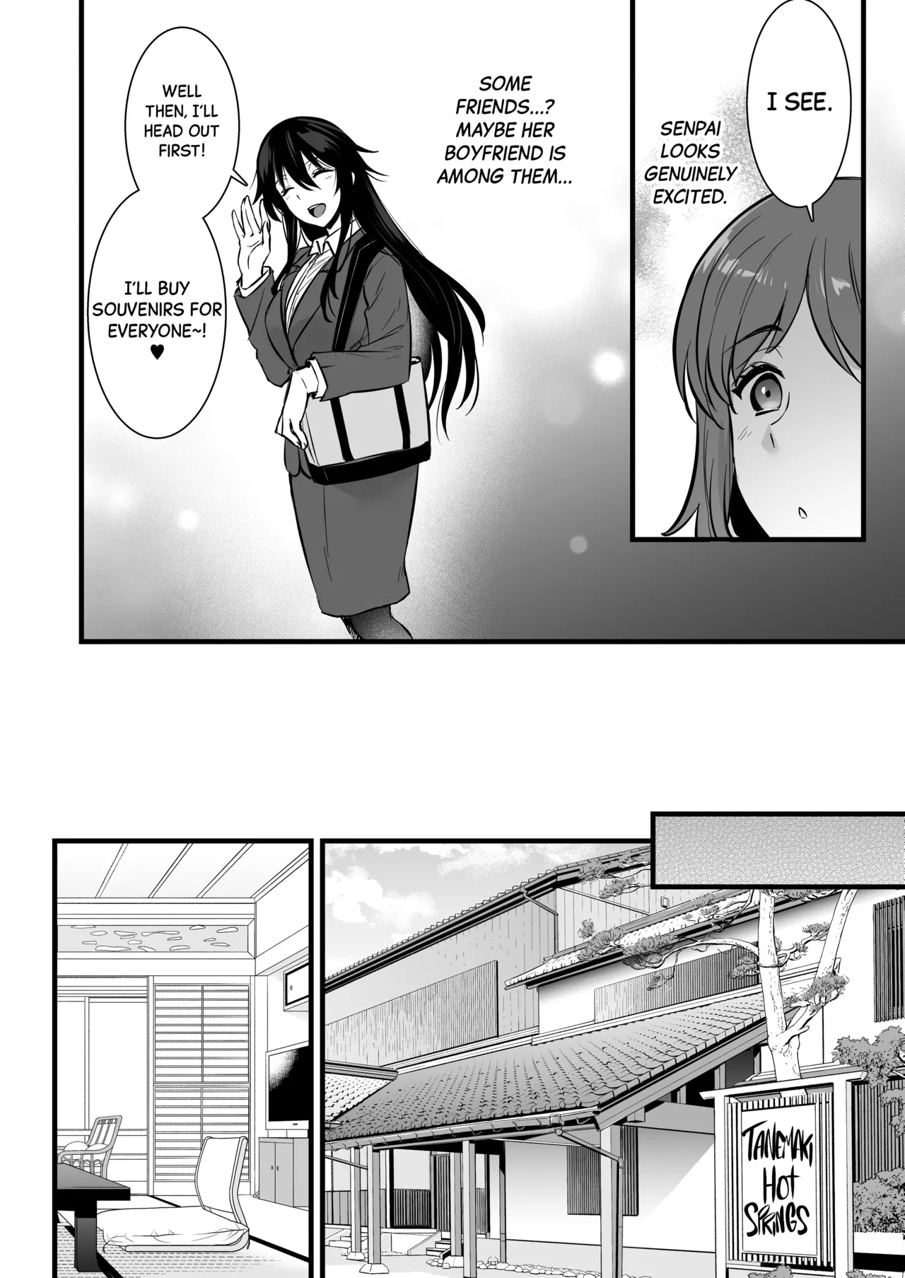 Rental Tanetsuke Oji-san 6 ~Tanetsuke Oji-san-tachi to Iku! Yari Makuri Nakadashi Rankou Onsen Ryokou~ Chapter 1 - page 5