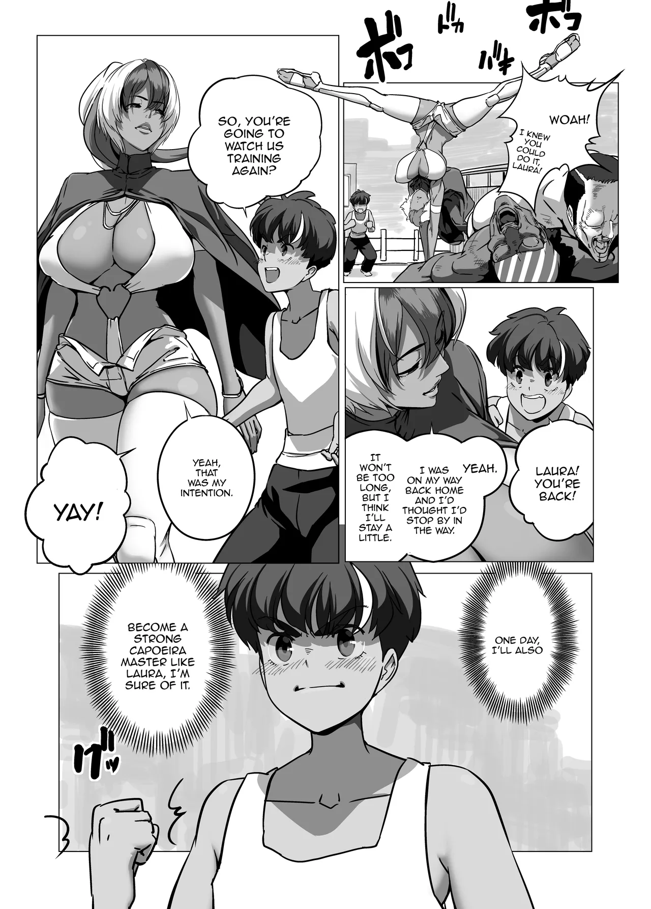 Minor Kakutougi Bijo Series Capoeira no Onna - Capoeira Girl Monkey Chapter 1 - page 5