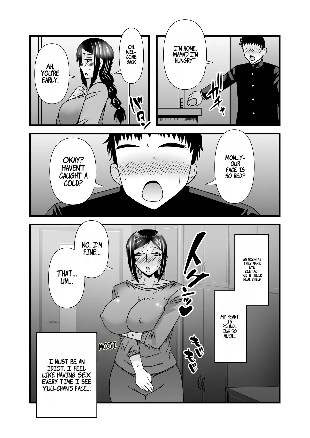 Yasashikute Kyonyuu no Okaasan ga Musuko Chinpo de Baka ni Nacchau Hanashi 2 Chapter 1 - page 10