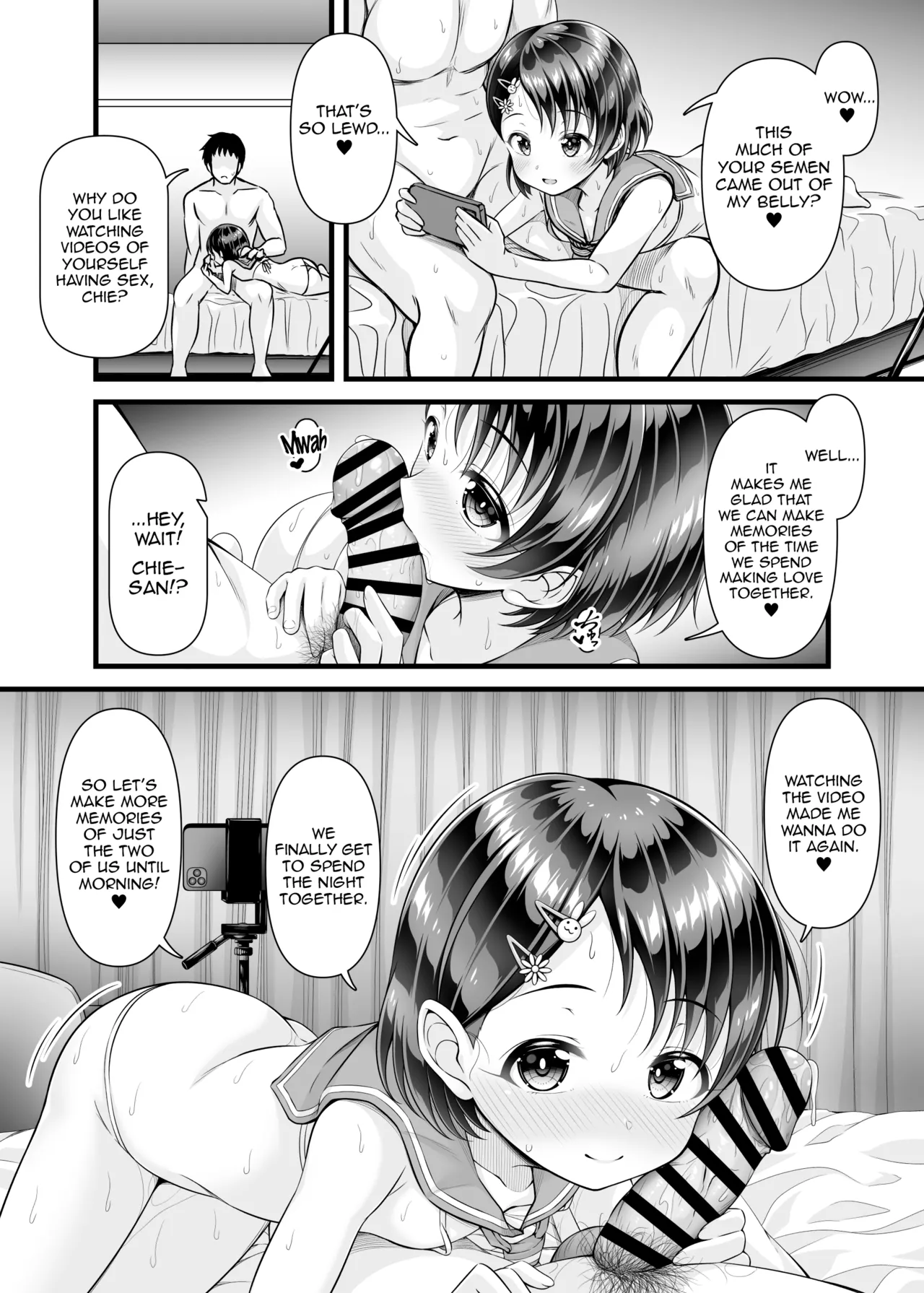 Live no Ato, Bed no Ue, Chie no Zenbu. ~Futarikiri no Satsuei Lesson Chapter 1 - page 21