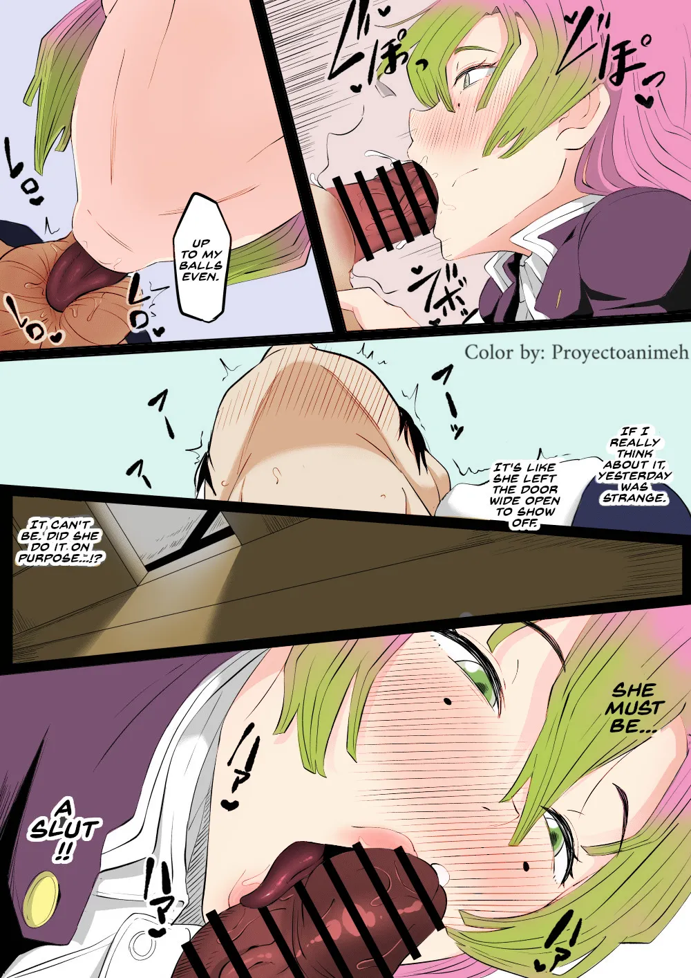 Bitch Kanroji Mitsuri 1-4 _ The Slut Mitsuri Kanroji Color by Proyectoanimeh Chapter 1-4 - page 13