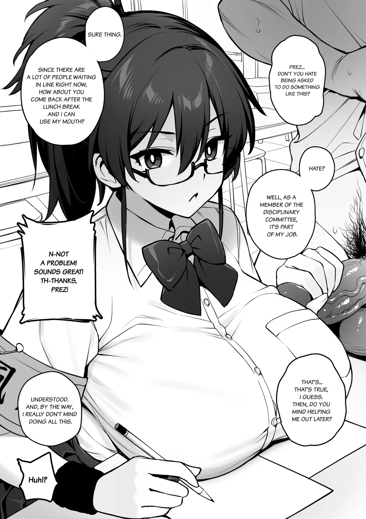 About the New President of the Disciplinary Committee's Huge Tits Chapter 1 - page 4