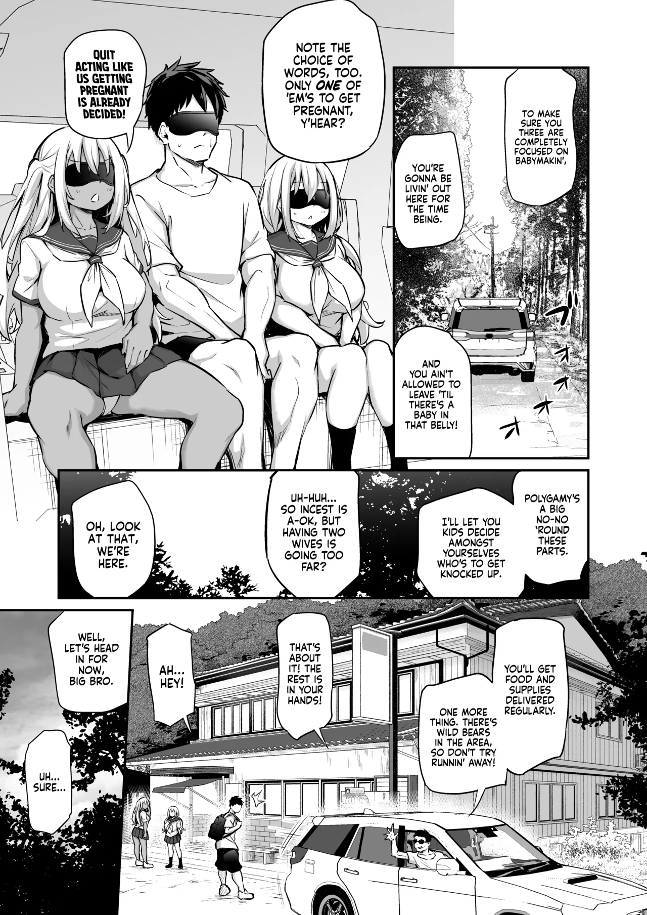 Imouto-tachi o Haramasenai to Derarenai Mura Chapter 1 - page 5