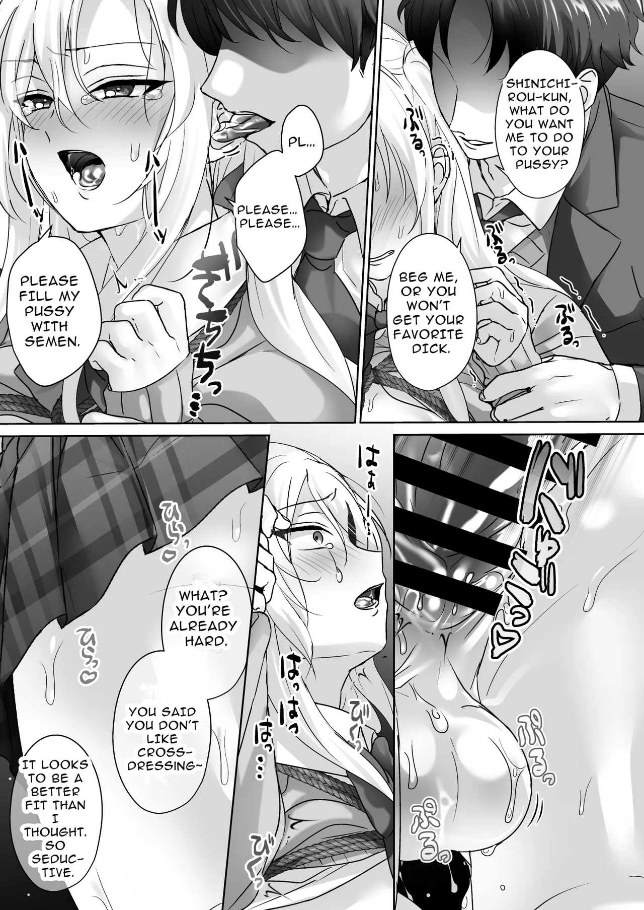 Blonde Delinquent Boy's Crossdressing & Sex Toy Torment Chapter 1 - page 11