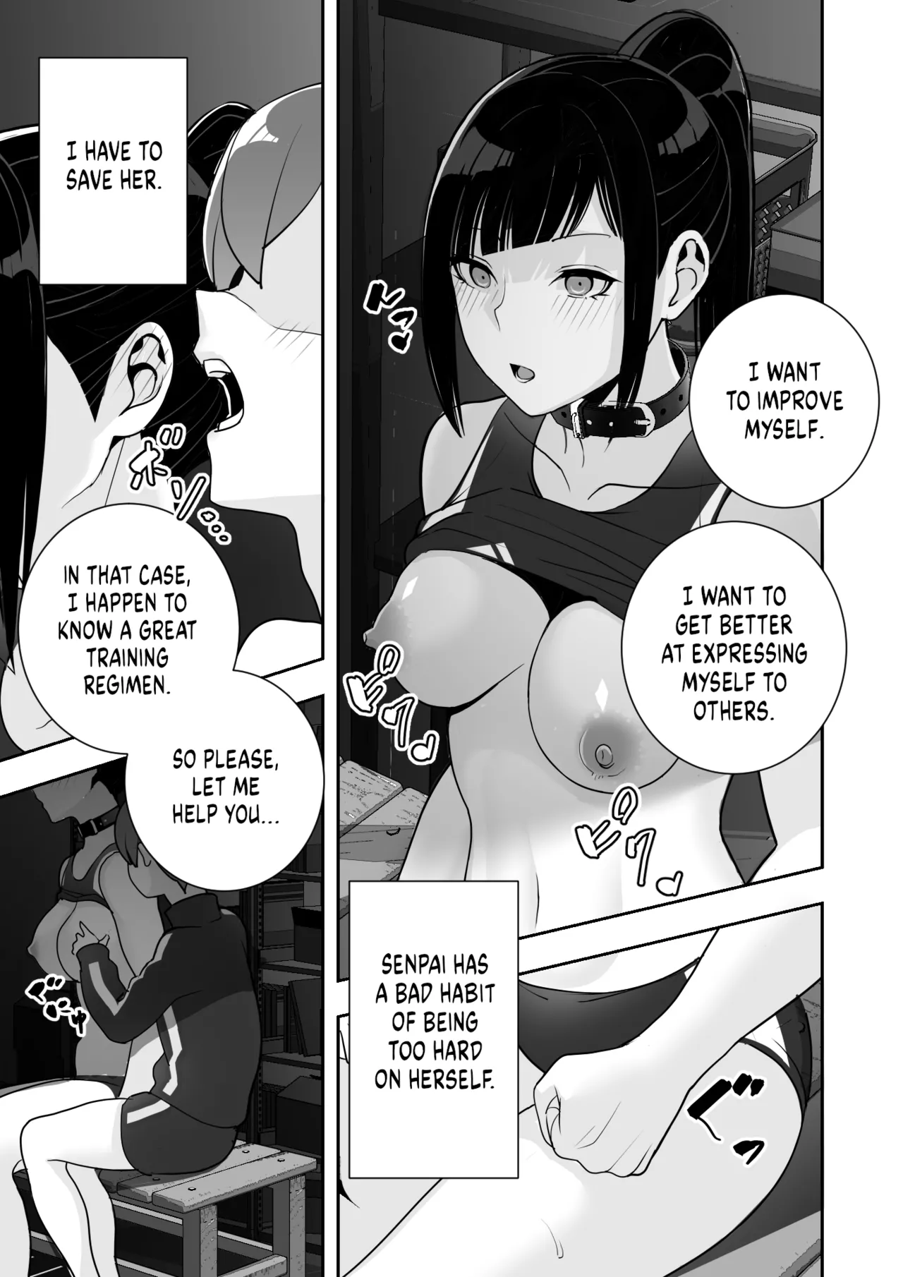 Reizoku no Kubiwa Akogare no Rikujoubu Senpai o Toraete Jibun no Konomi ni Sennou Choukyou Chapter 1 - page 42