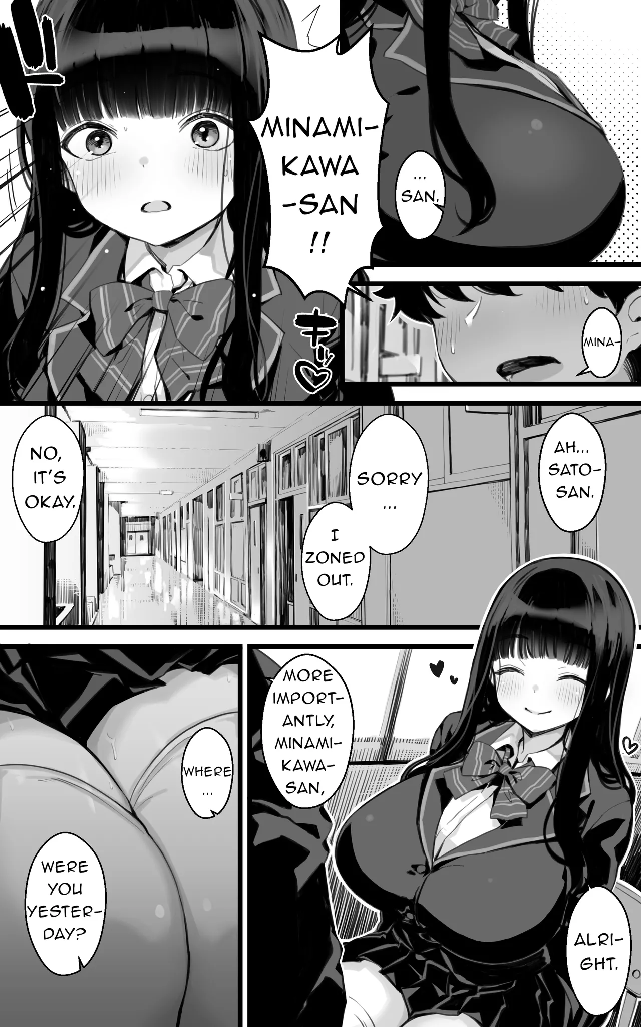 Kyonyuu JK Hame Nikki ~ Yappari Kareshi yori, Sensei no Ochinchin ga Kimochi Ii Chapter 1 - page 14