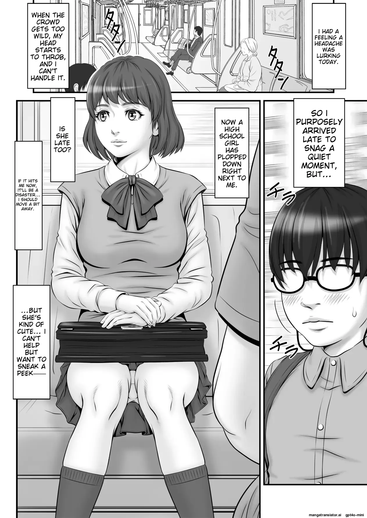 Shiseikatsu ga mieru! ~ Tsūgaku densha-hen Chapter 1 - page 4