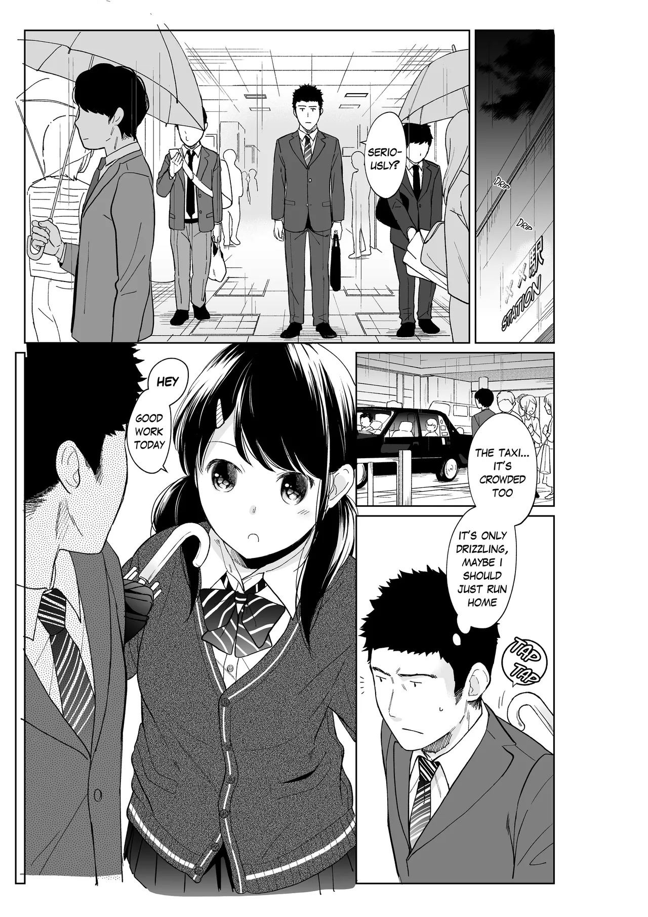 1 Room Apartment + Highschool Girl Suddenly Living Together? Close Contact!? First Sex!!? Ch. 1-13 Chapter 12-13 - page 1