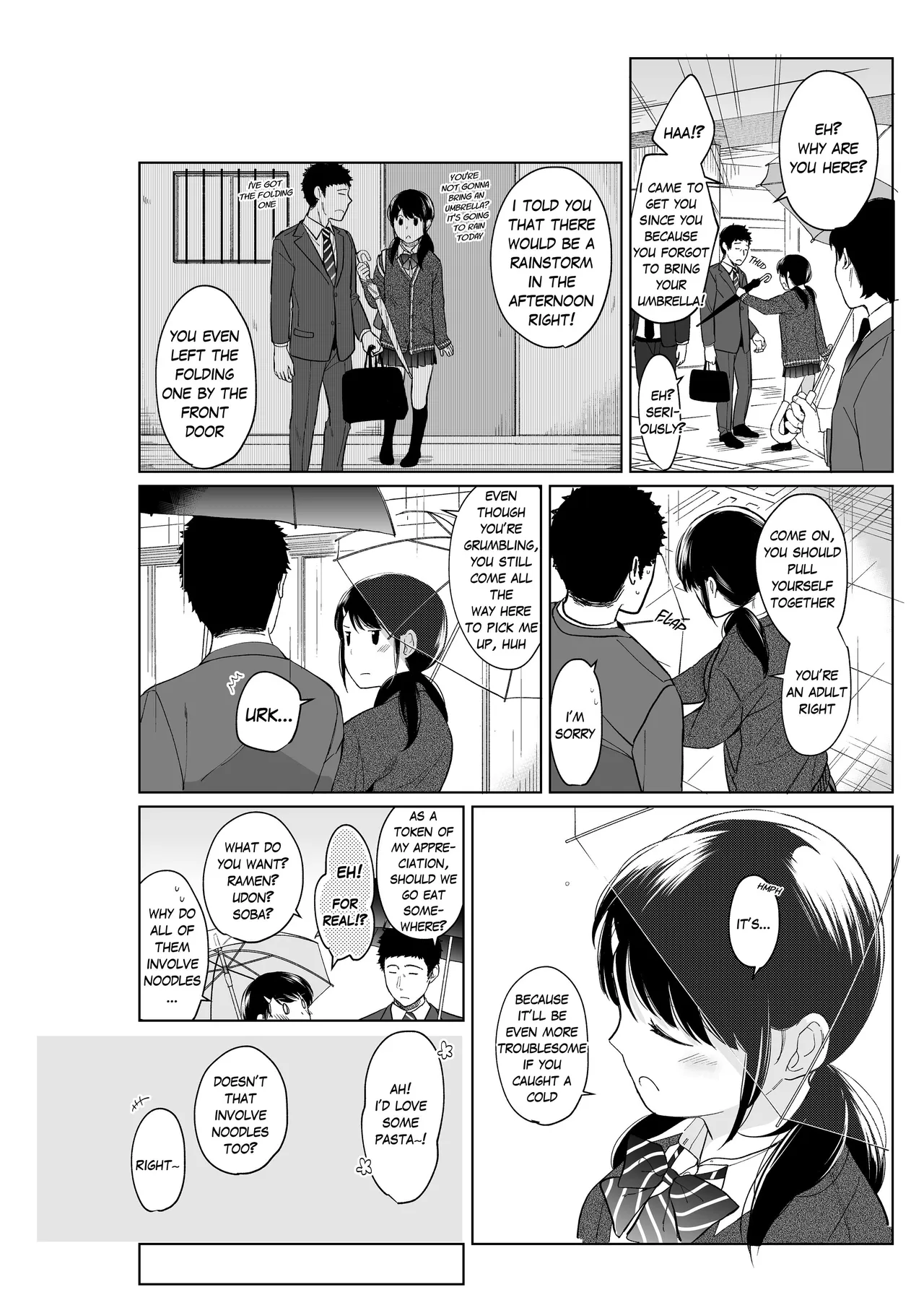 1 Room Apartment + Highschool Girl Suddenly Living Together? Close Contact!? First Sex!!? Ch. 1-13 Chapter 12-13 - page 2