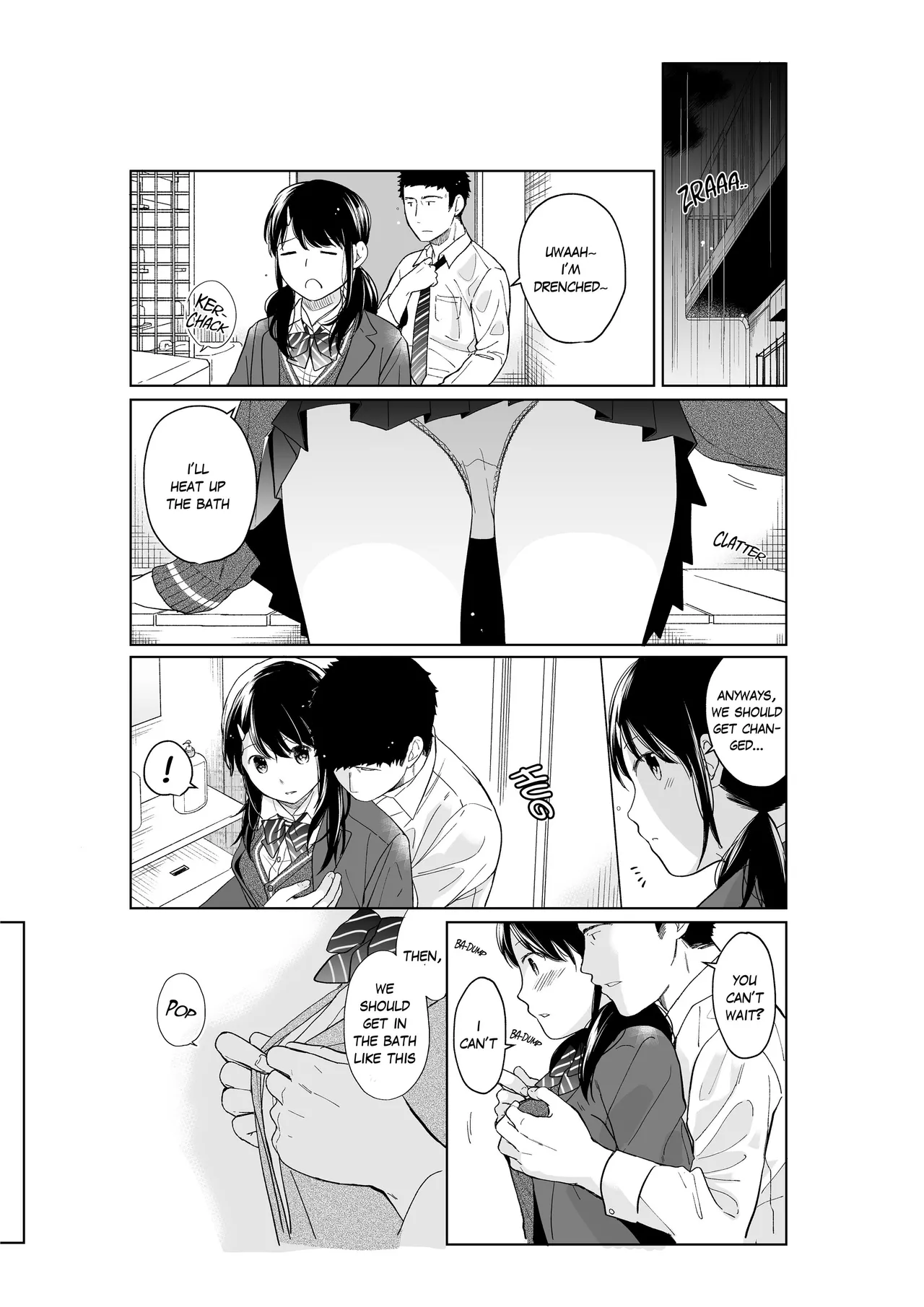 1 Room Apartment + Highschool Girl Suddenly Living Together? Close Contact!? First Sex!!? Ch. 1-13 Chapter 12-13 - page 10