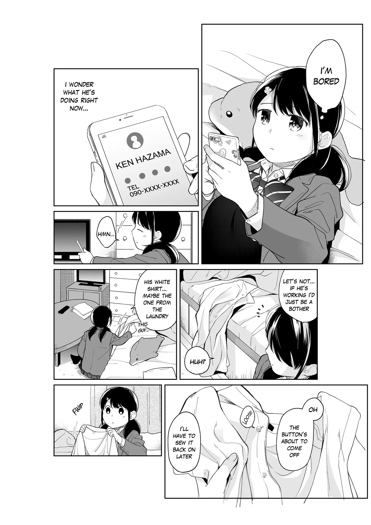 1 Room Apartment + Highschool Girl Suddenly Living Together? Close Contact!? First Sex!!? Ch. 1-13 Chapter 13-15 - page 6