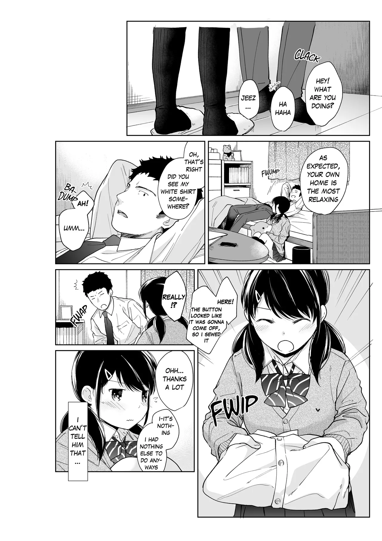 1 Room Apartment + Highschool Girl Suddenly Living Together? Close Contact!? First Sex!!? Ch. 1-13 Chapter 13-15 - page 38